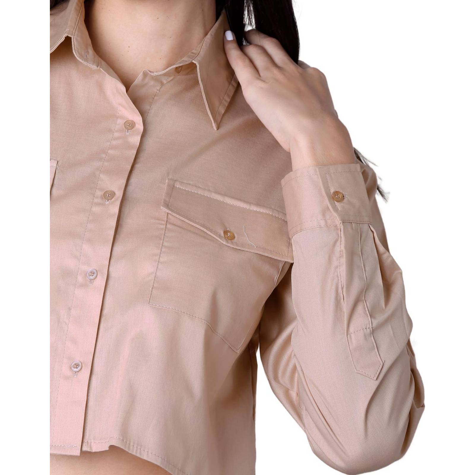 Blusa Mujer Beige Stfashion 60405006