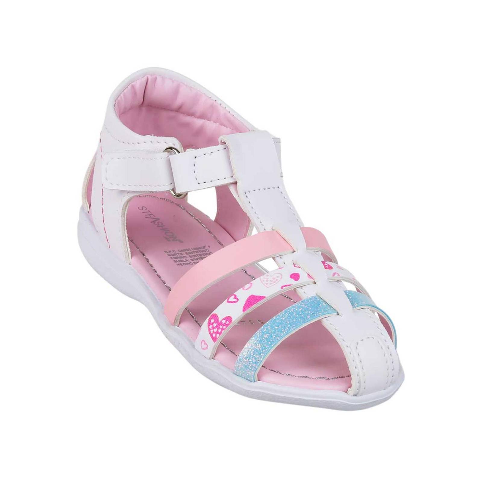 Sandalia Niña Casual Piso Blanco Lia 19904001 