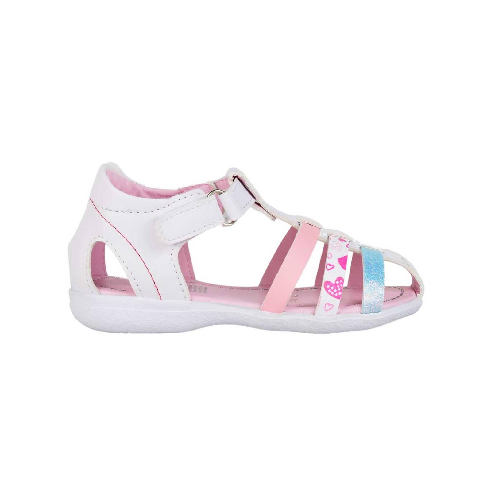 Sandalia Niña Casual Piso Blanco Lia 19904001 