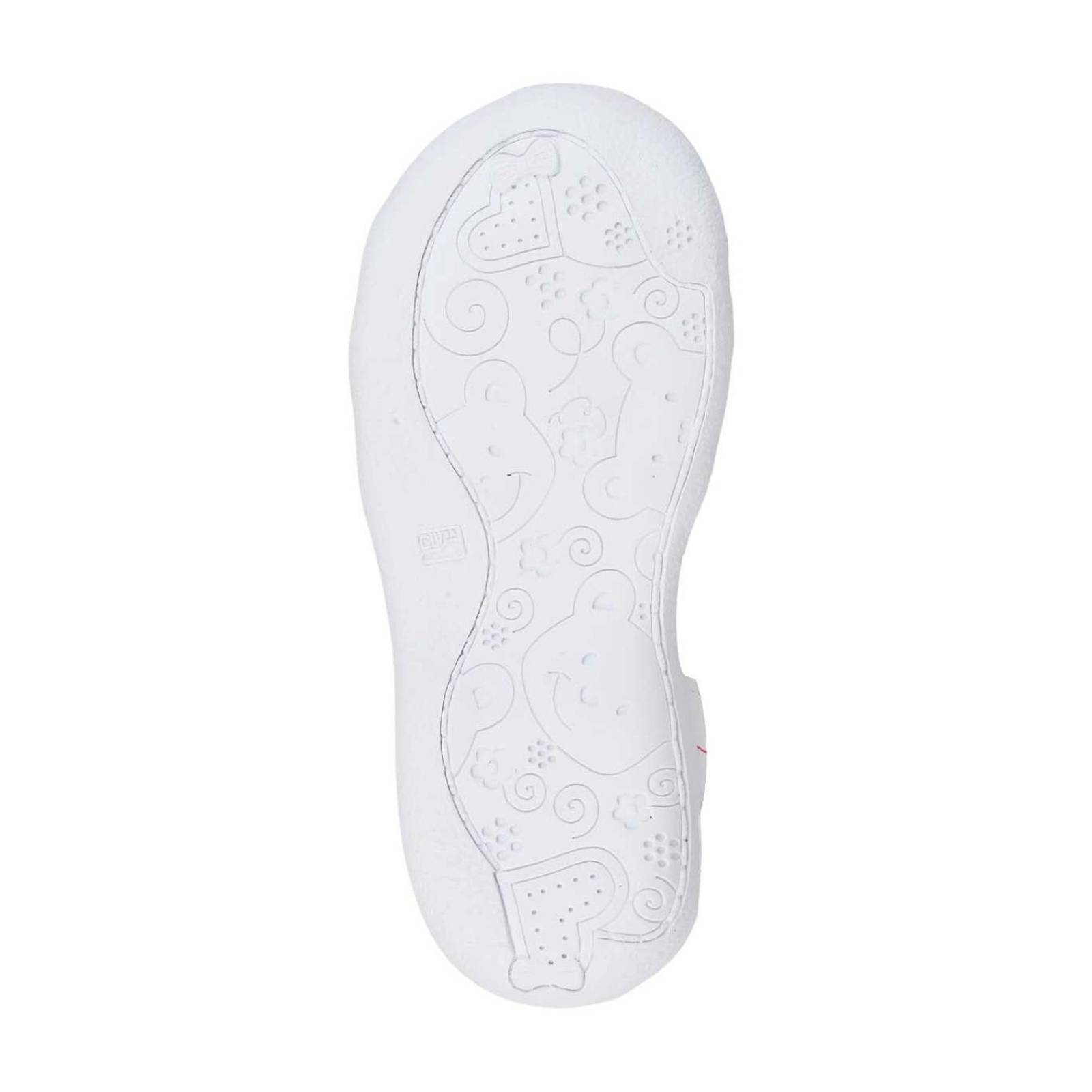 Sandalia Niña Casual Piso Blanco Lia 19904001 