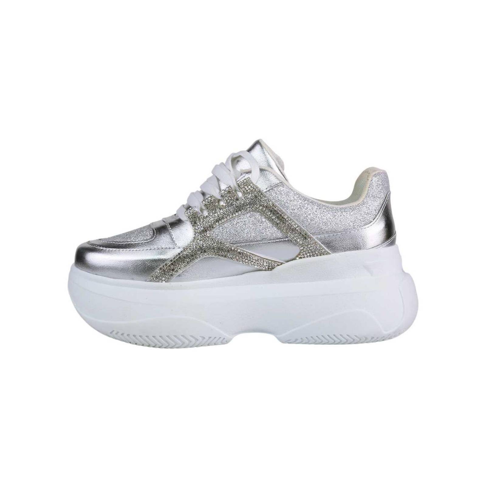 Tenis Mujer Casual Plataforma Oro Coshi Coshi 13004003 
