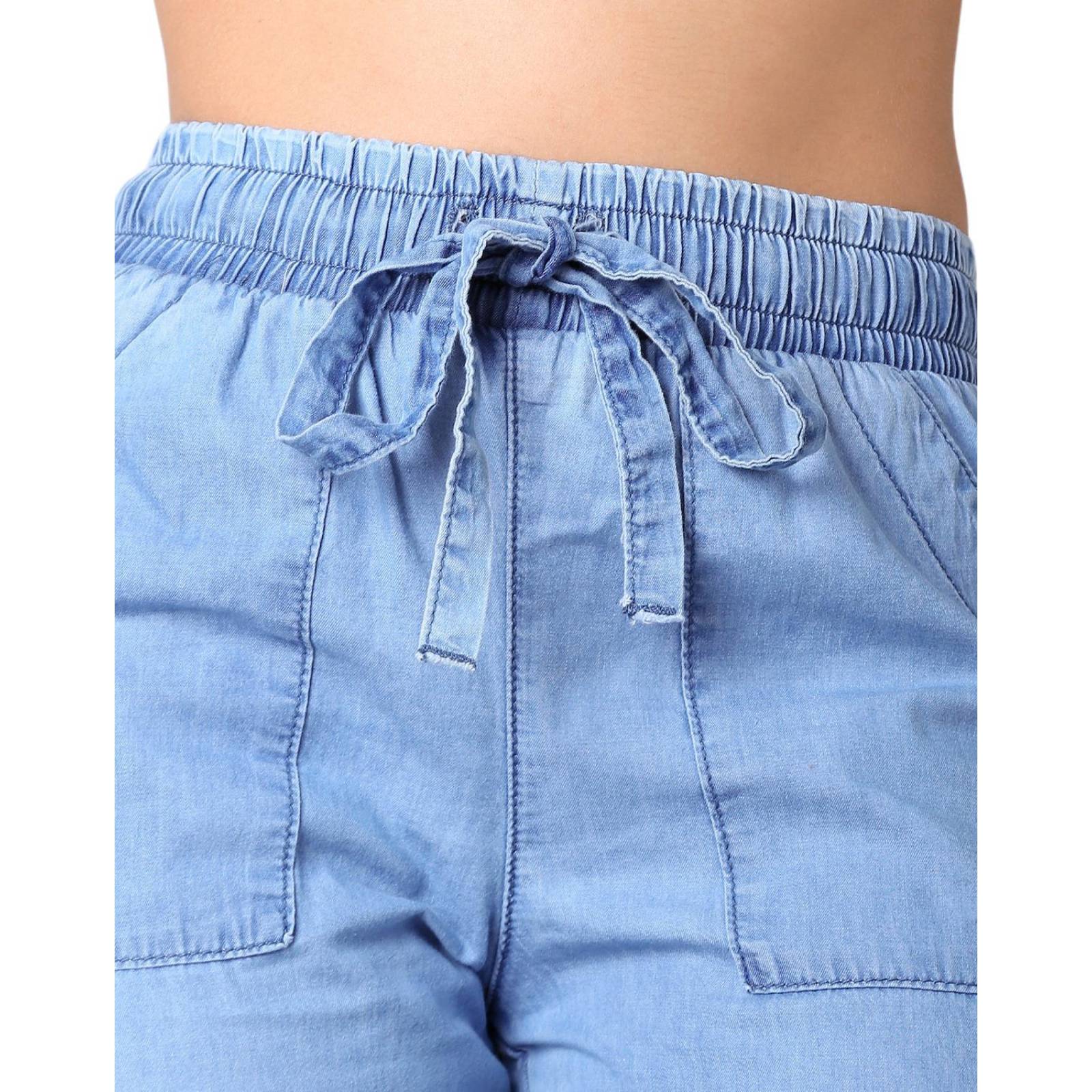 Jeans Mujer Moda Jogger Azul Furor 62106815 .