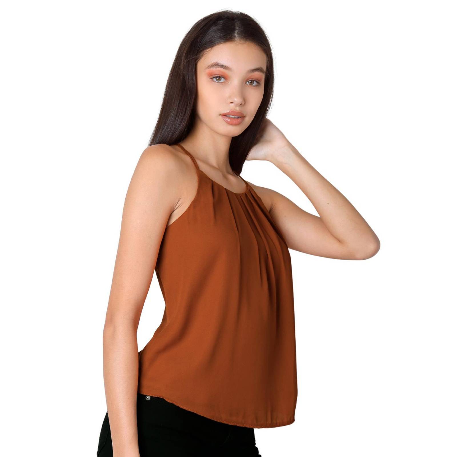 Blusa Mujer Naranja Stfashion 64105003 .