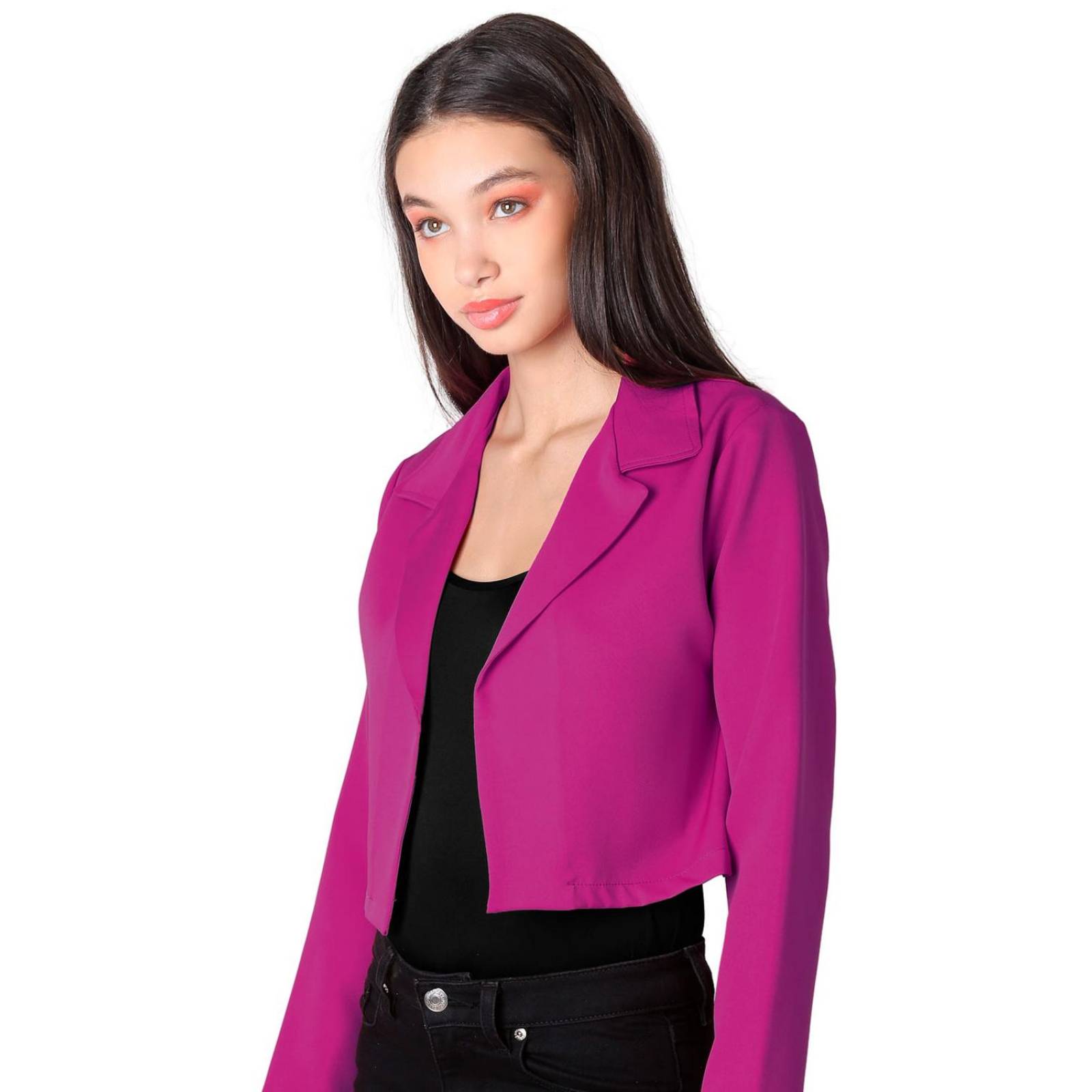 Saco Mujer Formal Blazer Rosa Stfashion 79305011 .