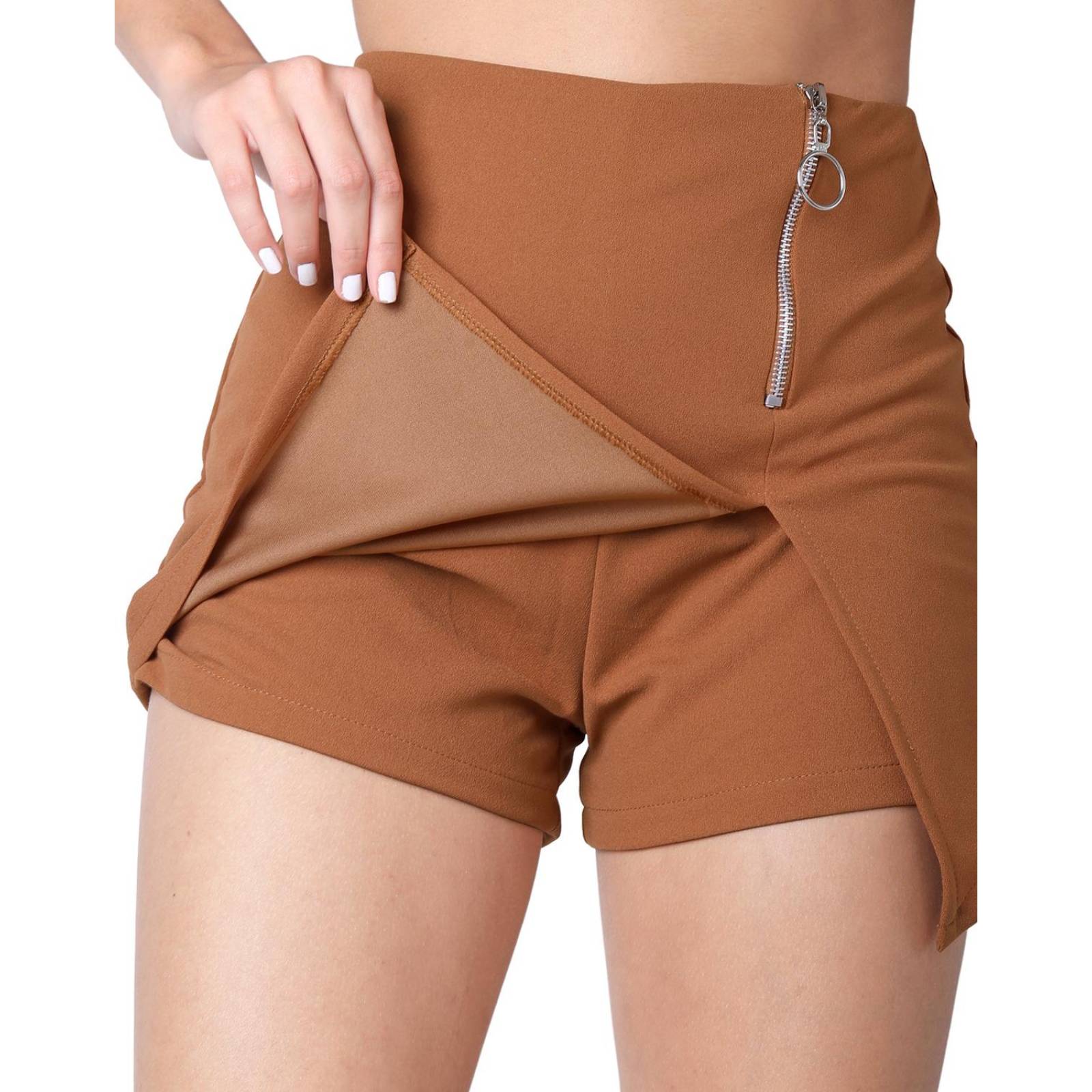 Falda Short Mujer Café Stfashion 79305028 