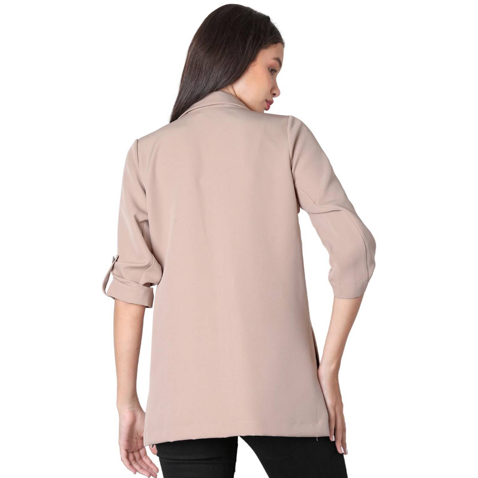Saco Mujer Formal Blazer Beige Stfashion 79304635 