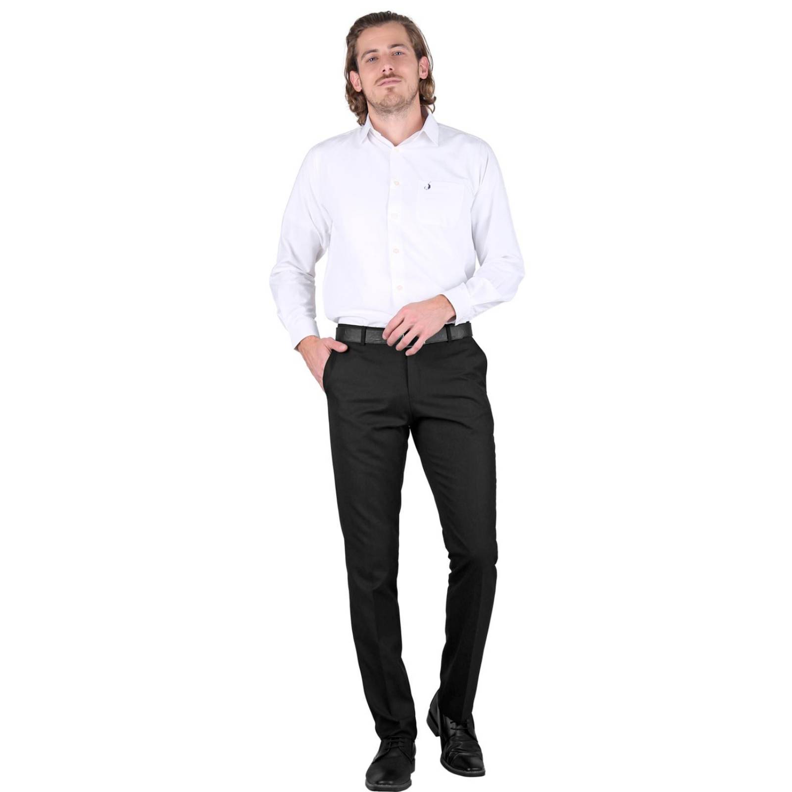 Pantalón Hombre Vestir Negro Yale 66701170 