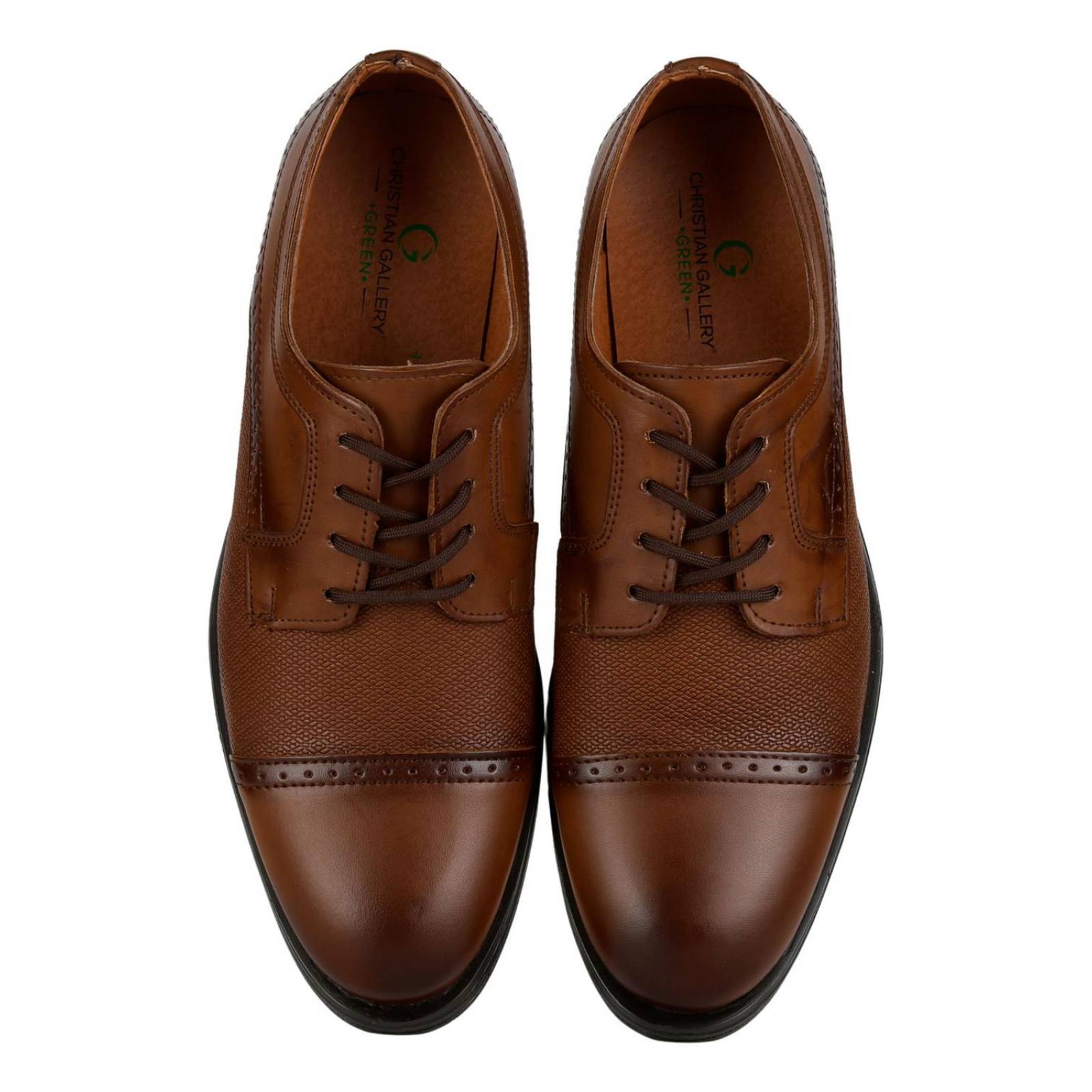 Zapato Hombre Oxford Vestir Café Cristian Gallery 14003903 