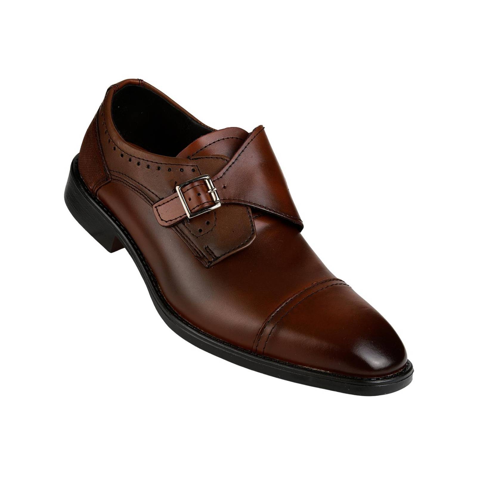 Lugo Conti Mens Monk Strap Brown Leather With Toe Cap Size 8 Patricia Grand Hotel in Myrtle Beach main image 4