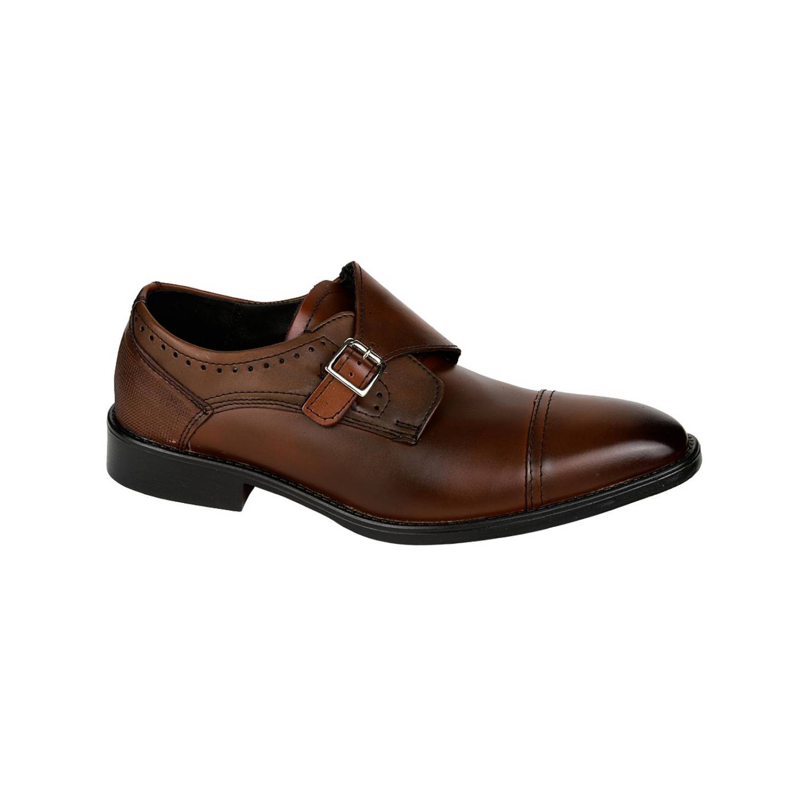 Lugo Conti Mens Monk Strap Brown Leather With Toe Cap Size 8 Patricia Grand Hotel in Myrtle Beach main image 3