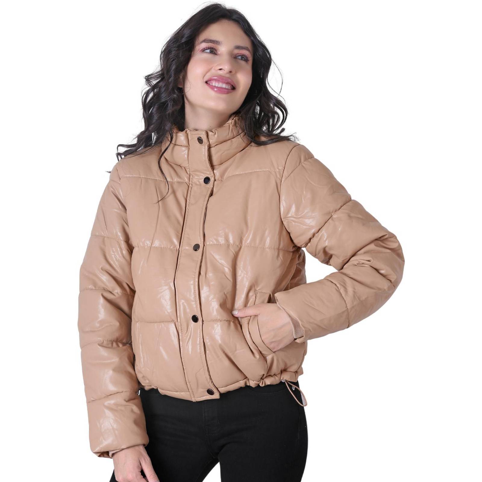 Chamarra Mujer Beige Roosevelt 50104866 