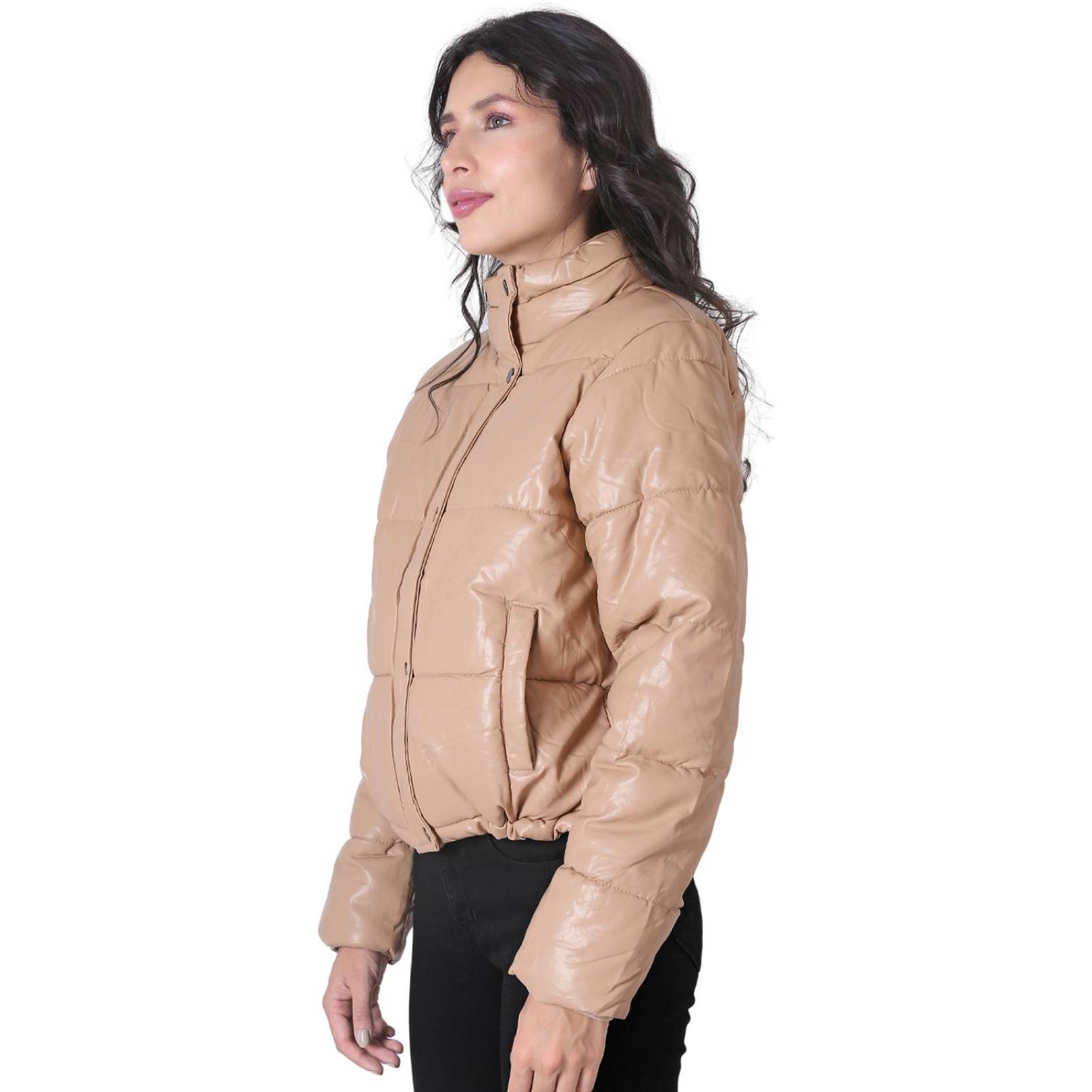 Chamarra Mujer Beige Roosevelt 50104866 