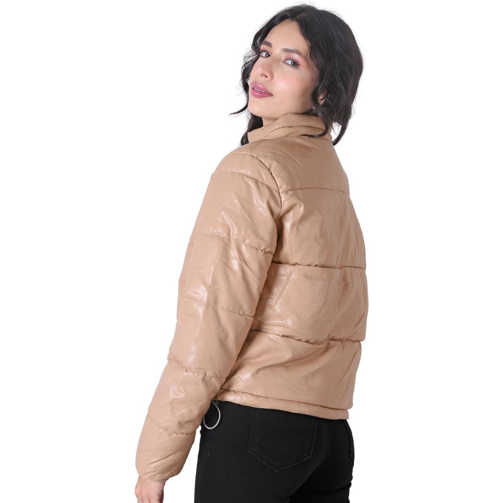 Chamarra Mujer Beige Roosevelt 50104866 