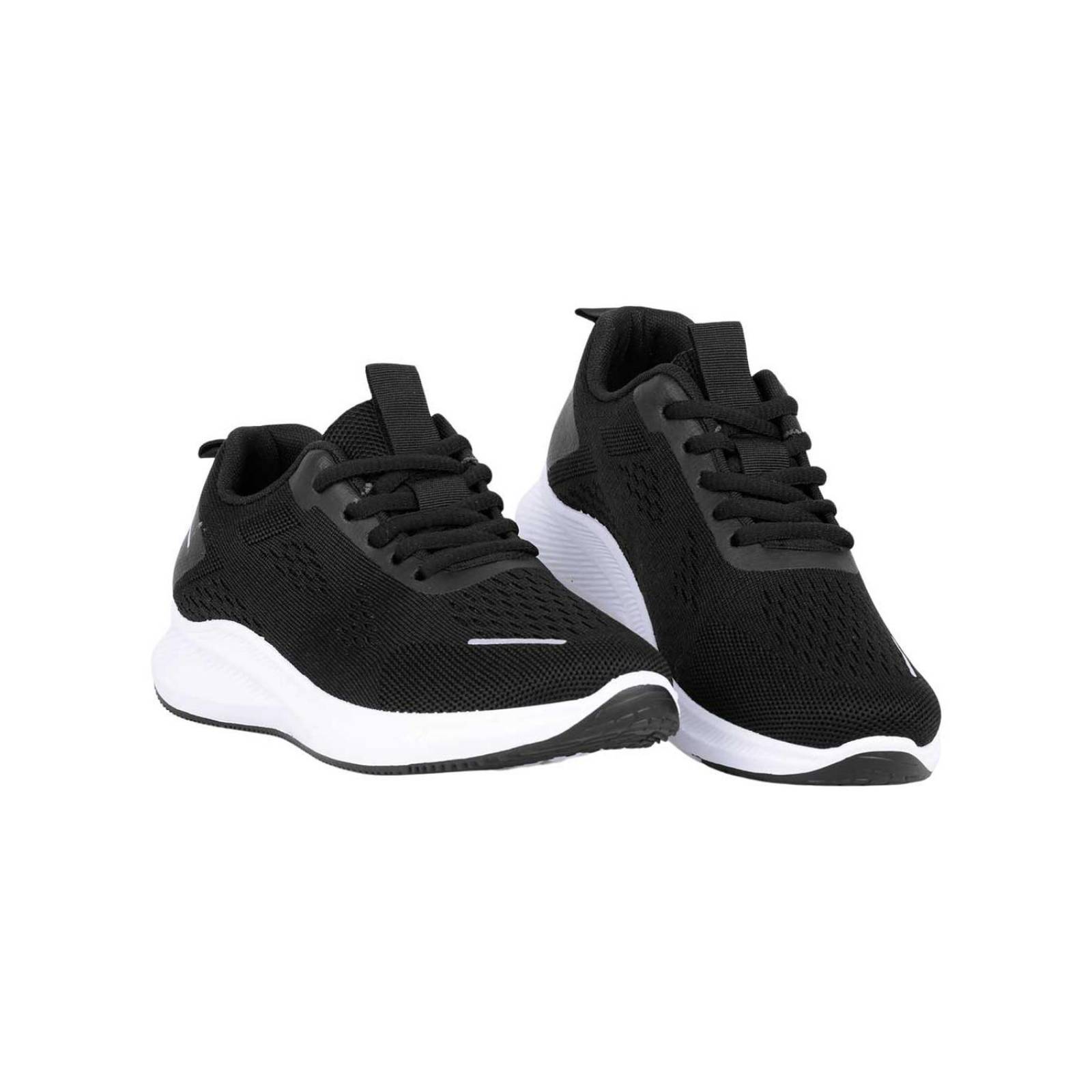 Tenis Mujer Casual Negro Via Urbana 06804001 