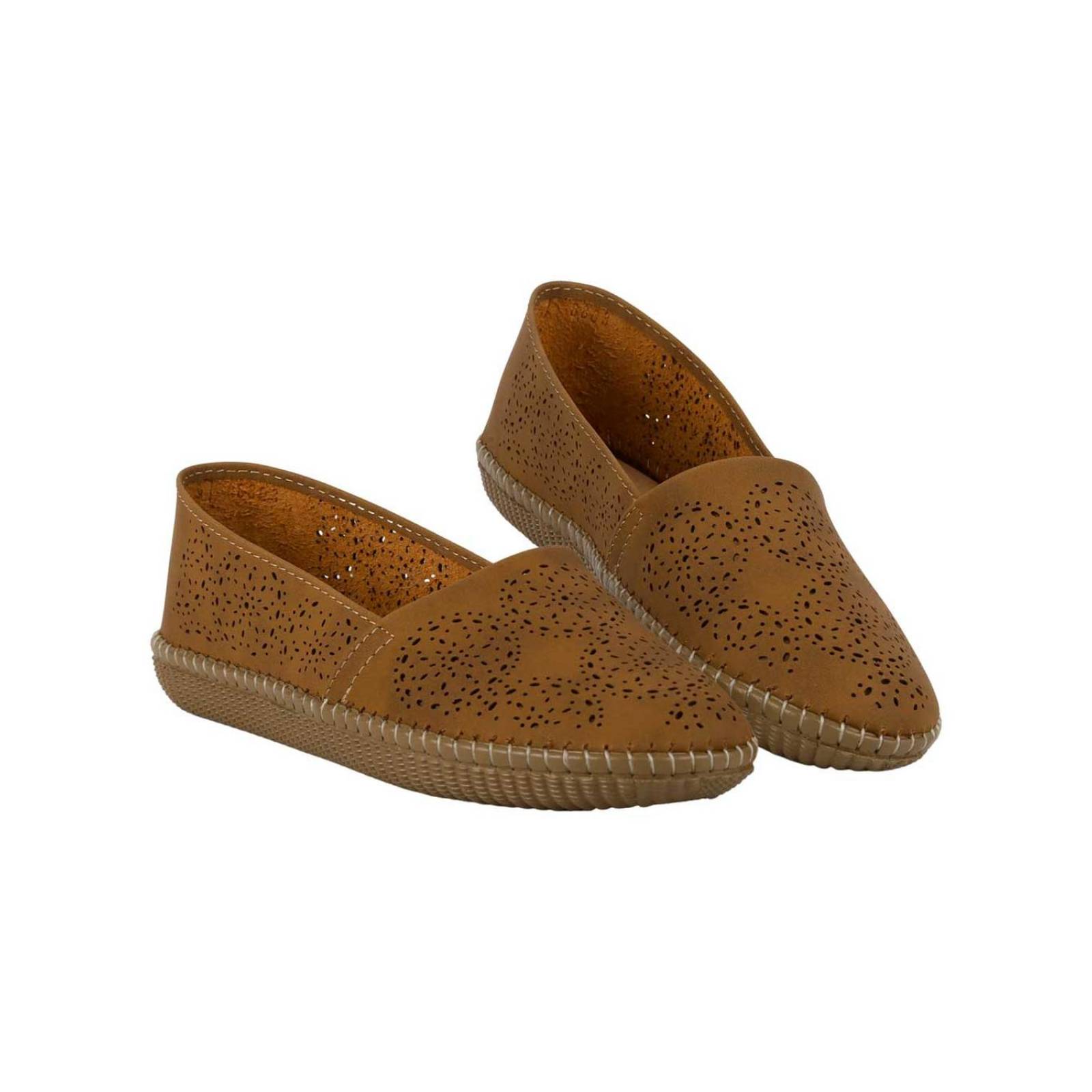 Zapato Mujer Mocasin Casual Café Calzado Amparo 05304002 