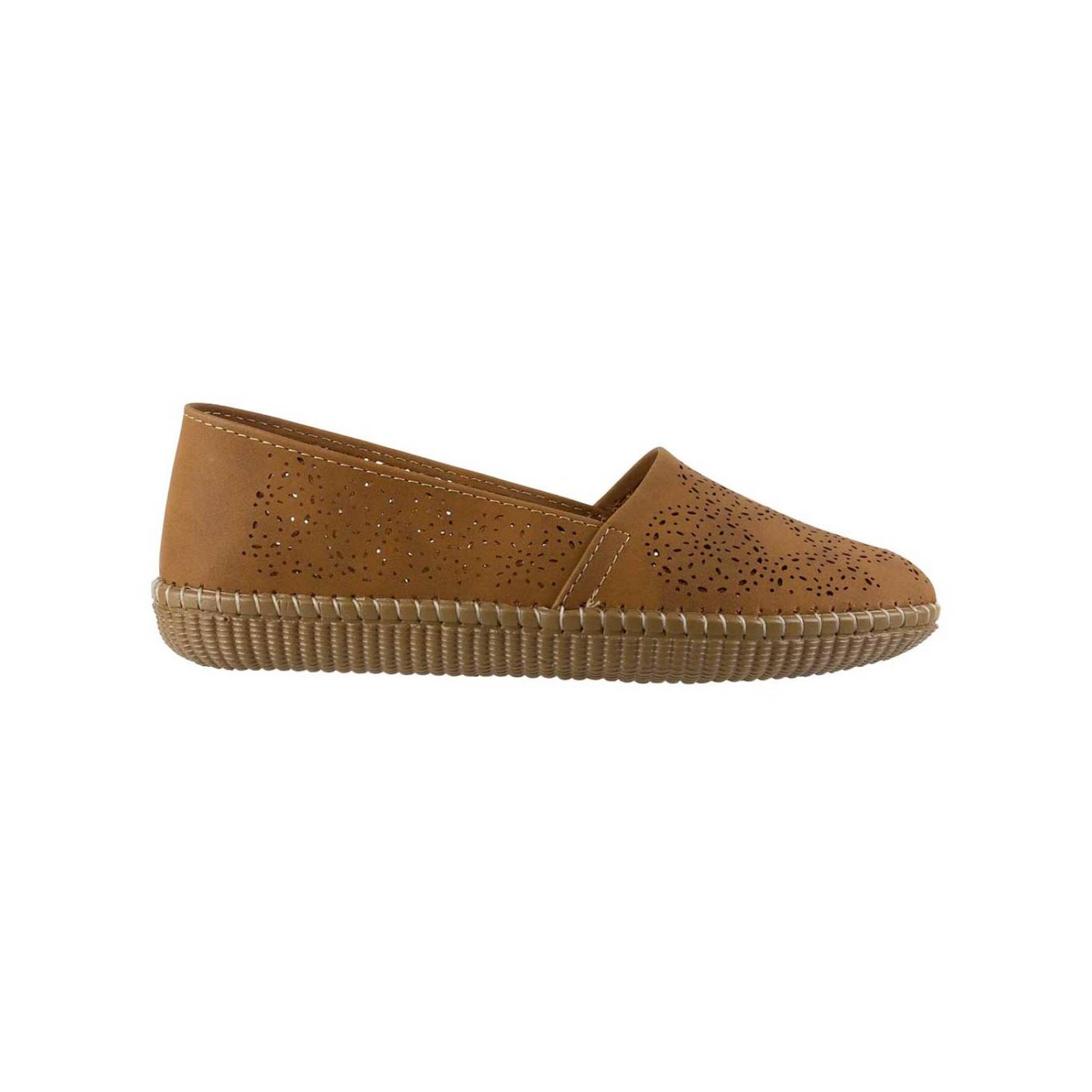 Zapato Mujer Mocasin Casual Café Calzado Amparo 05304002 