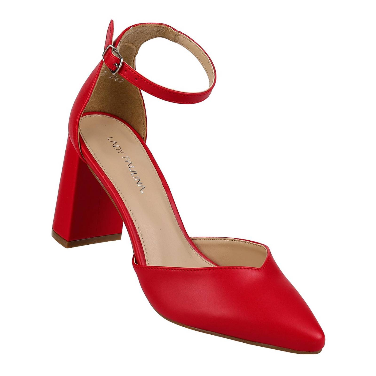 Zapatilla Mujer Tacón Rojo Lady Paulina 02703809 