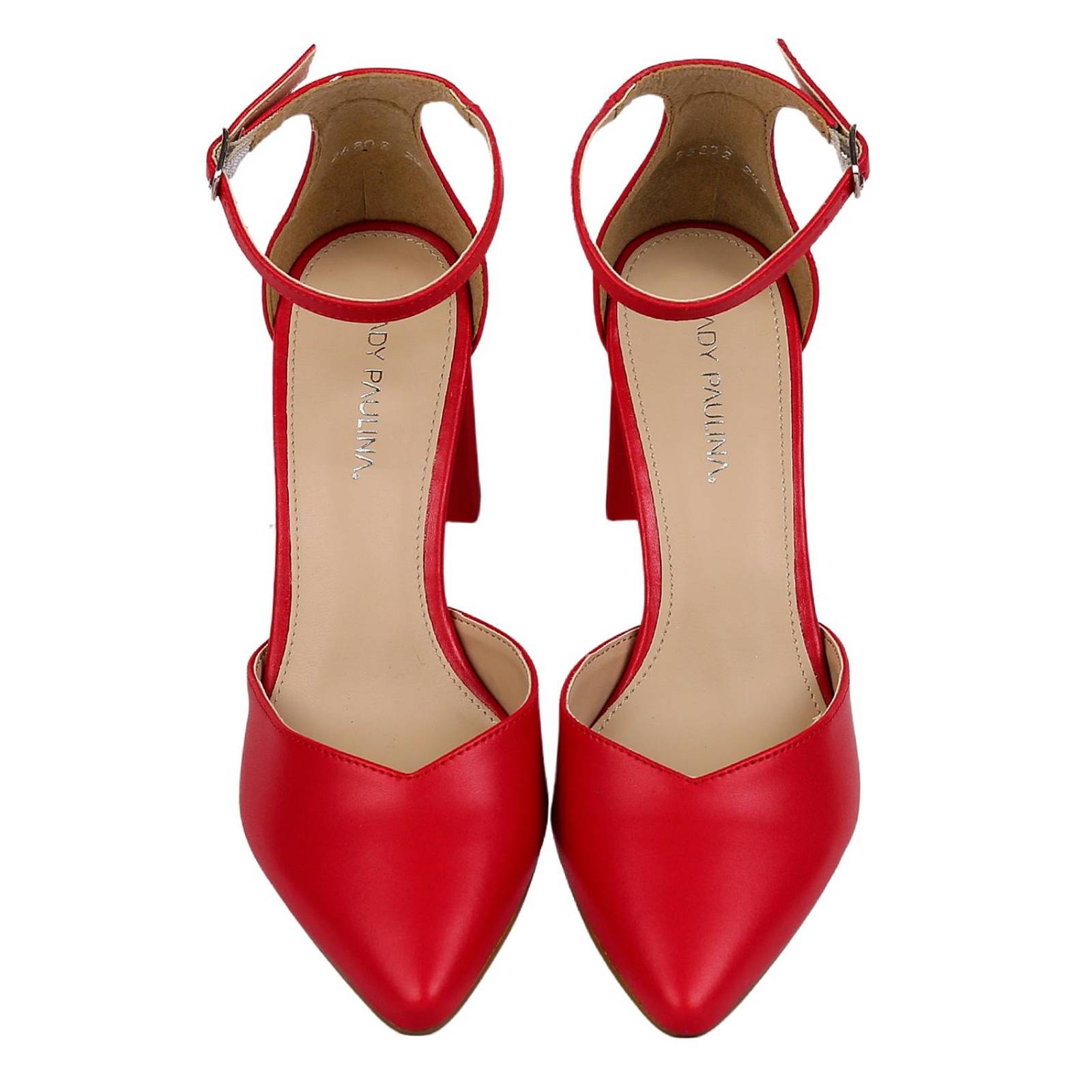 Zapatilla Mujer Tacón Rojo Lady Paulina 02703809 