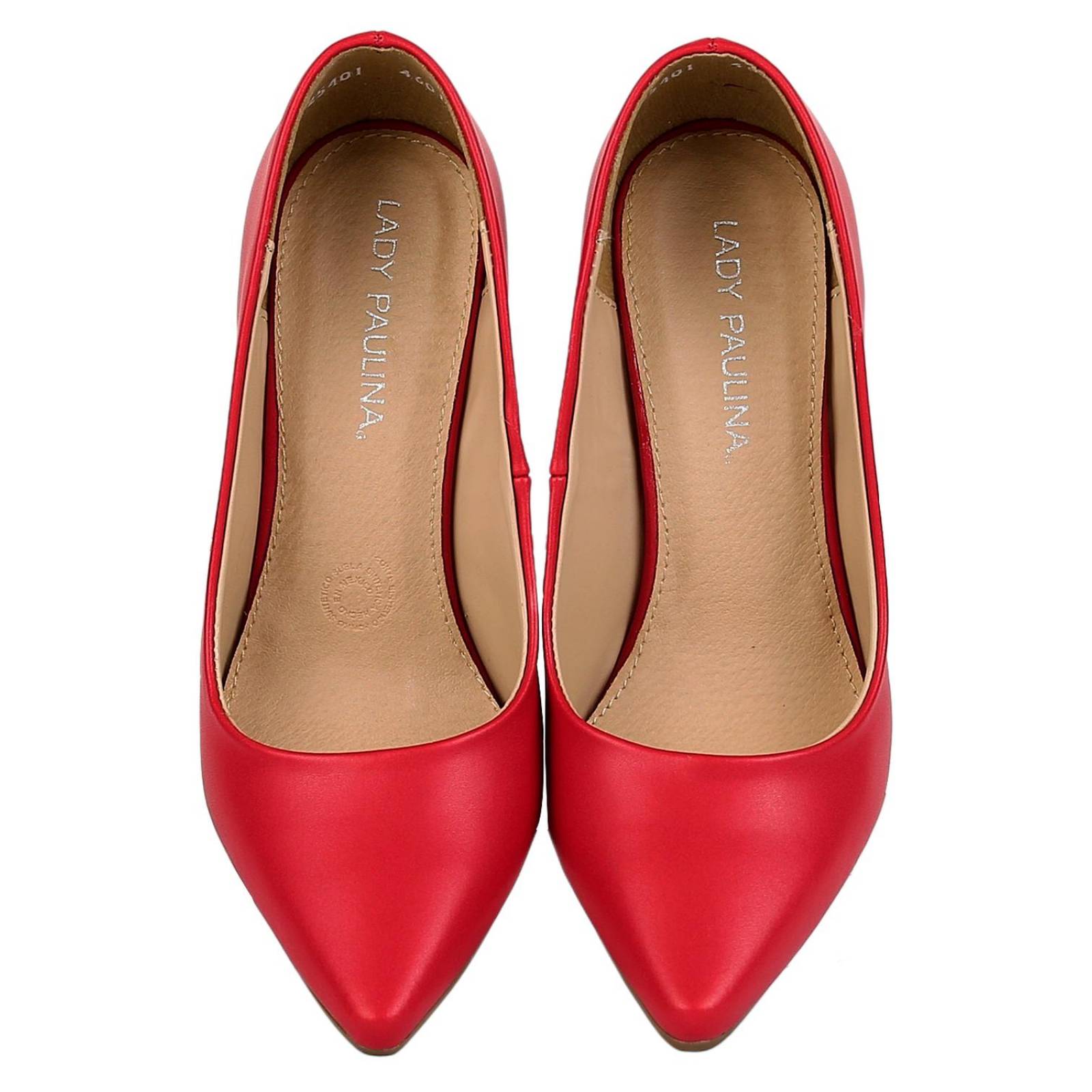 Zapatilla Mujer Tacón Rojo Lady Paulina 02703802 
