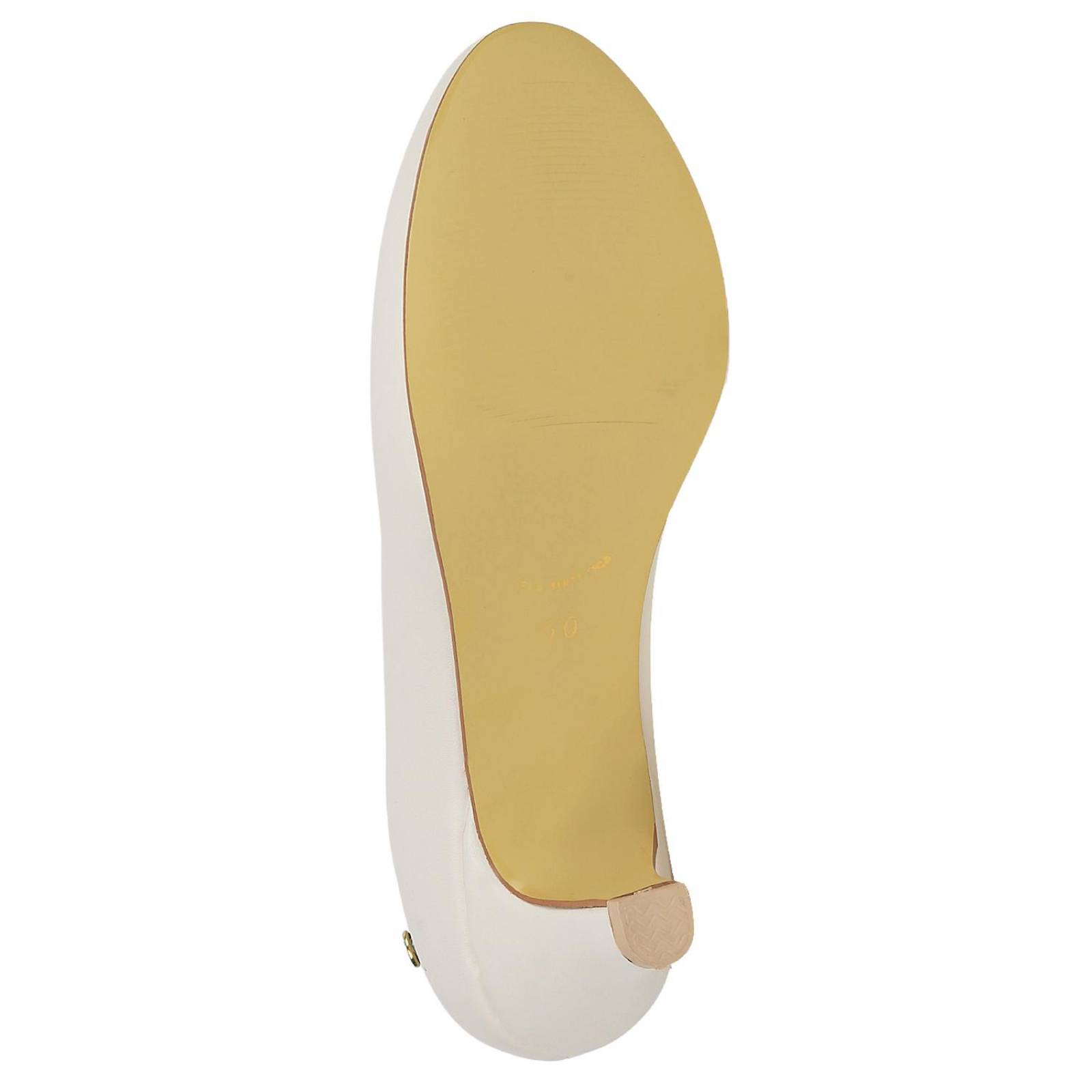 Zapatilla Mujer Tacón Crema Stfashion 00303705 