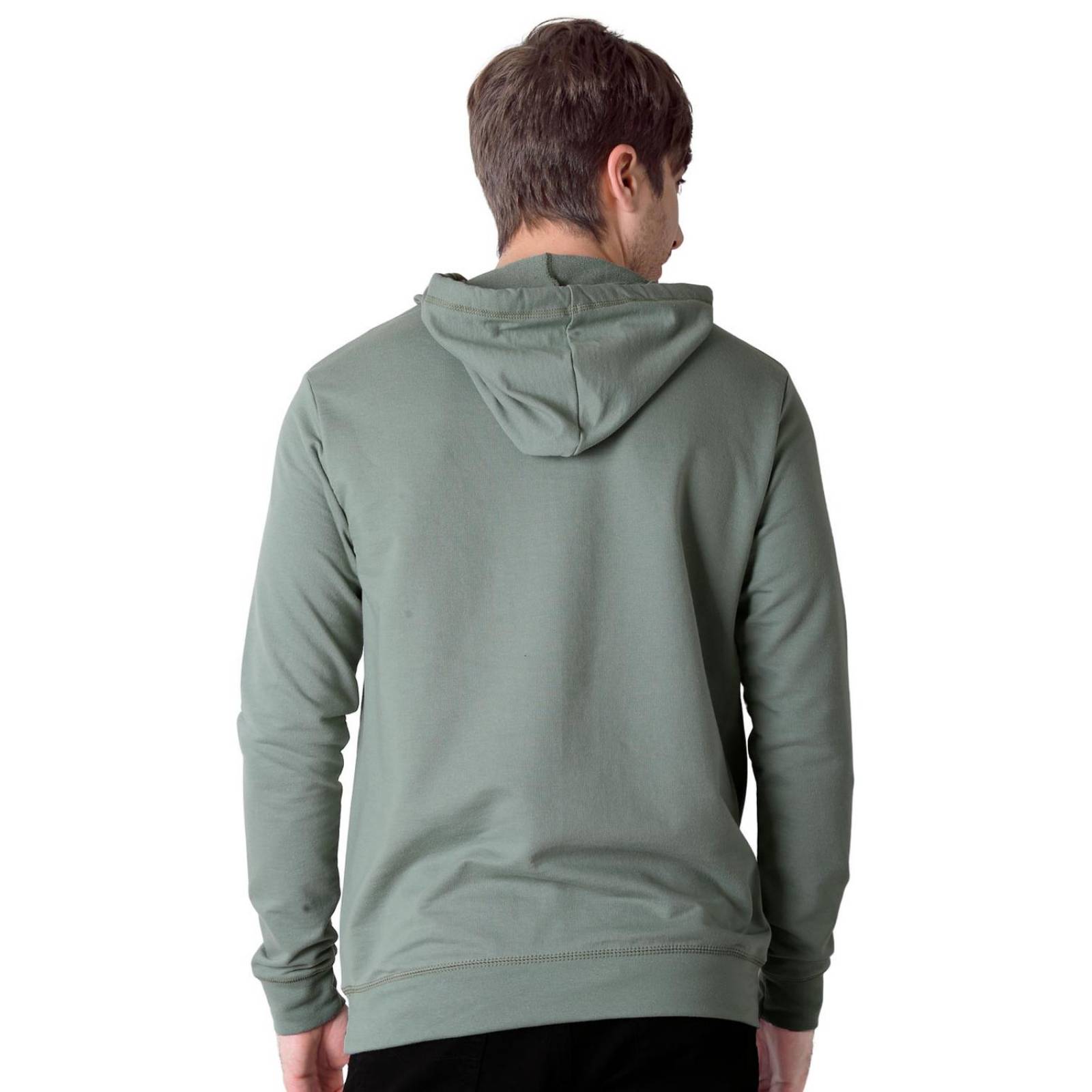 Sudadera Hombre Moda Con Capucha Verde Optima 56505001 