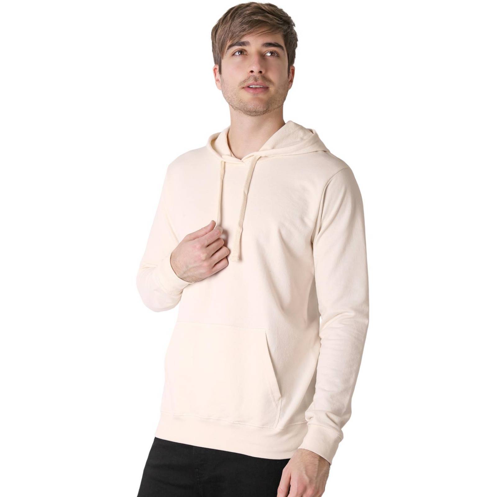 Sudadera Hombre Moda Con Capucha Beige Optima 56505002 