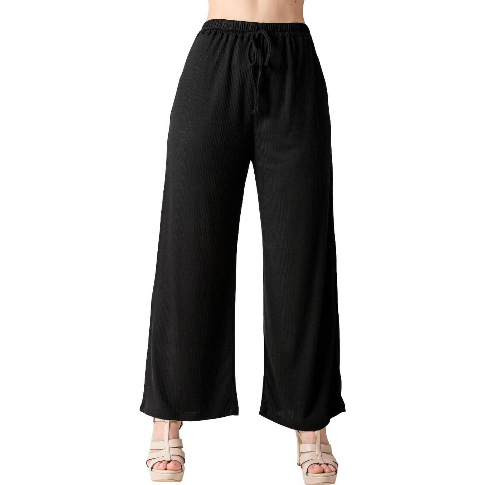 Conjunto 2 Piezas Blusa Y Pantalón Mujer Casual Negro Stfashion 52405009 