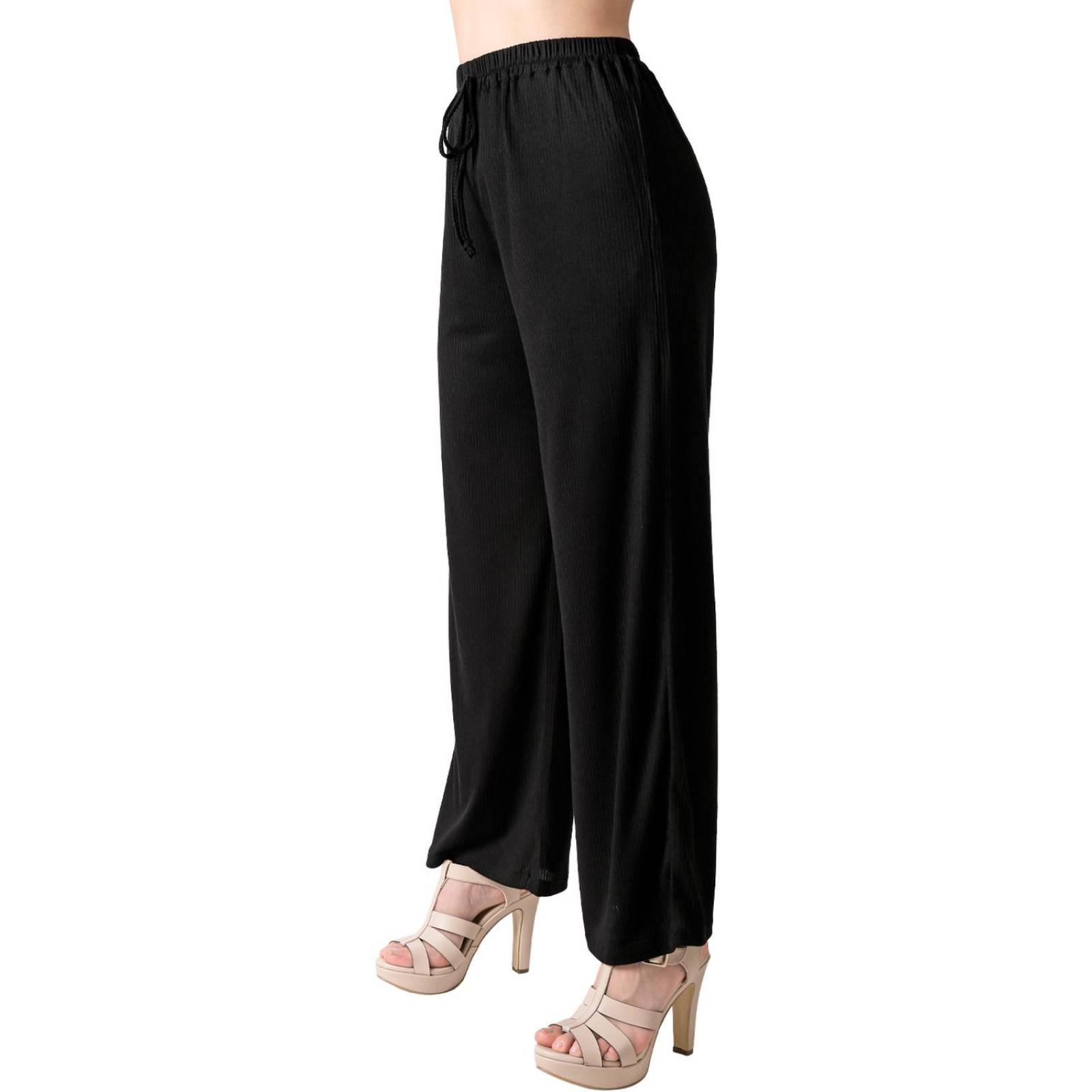 Conjunto 2 Piezas Blusa Y Pantalón Mujer Casual Negro Stfashion 52405009 