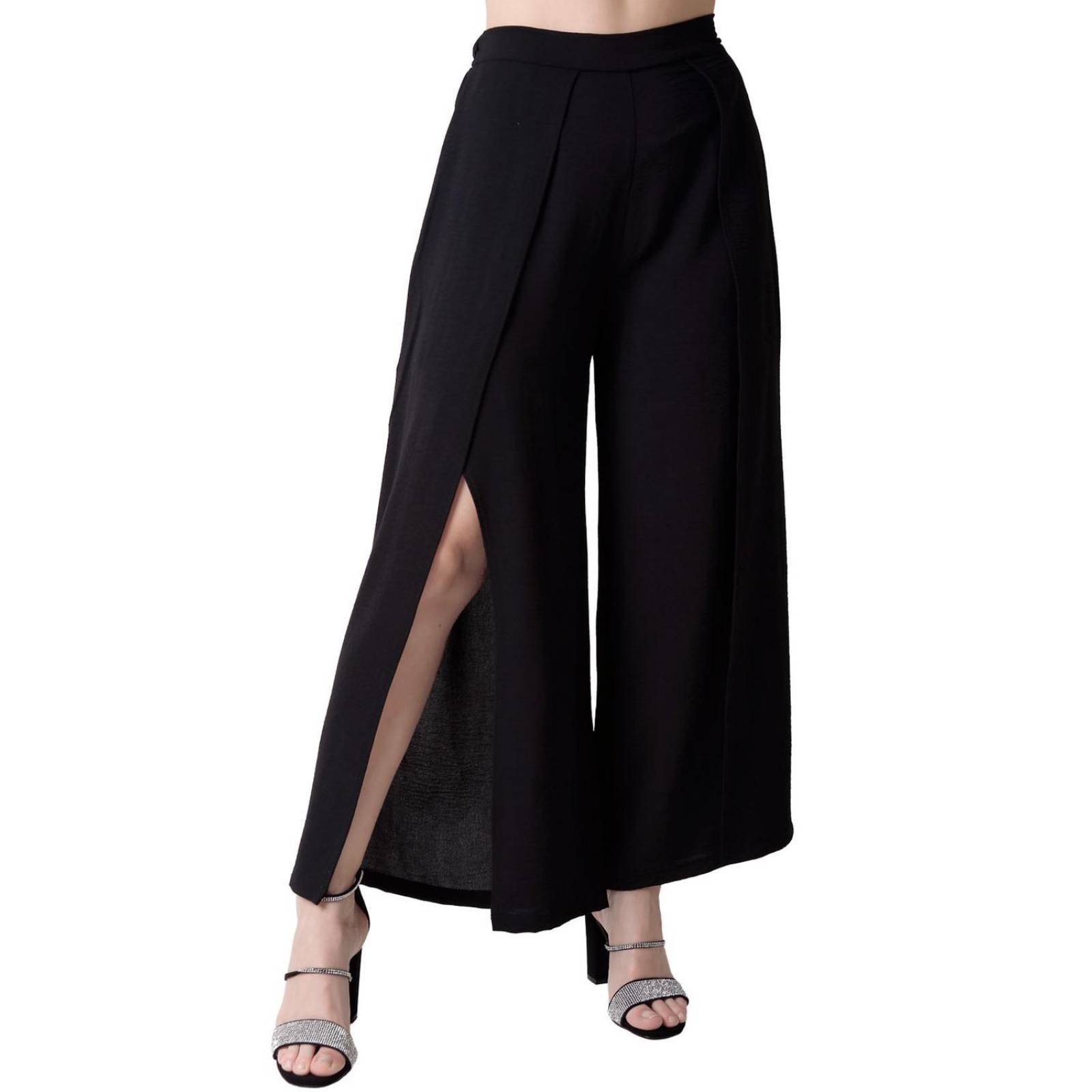 Conjunto Blusa Y Pantalón Casual Negro Stfashion 52405007 