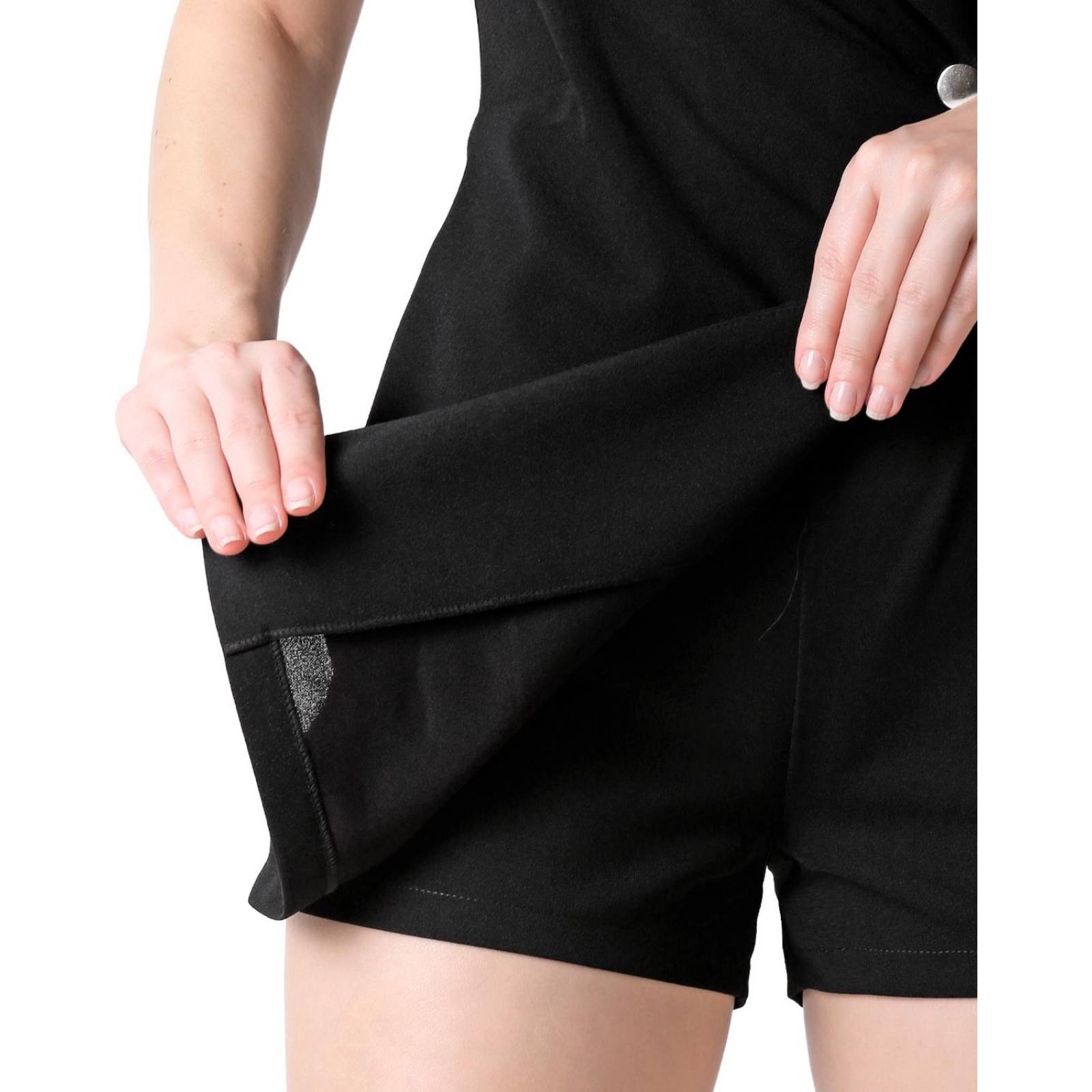 Jumpsuit Mujer Casual Negro Stfashion 79305034 