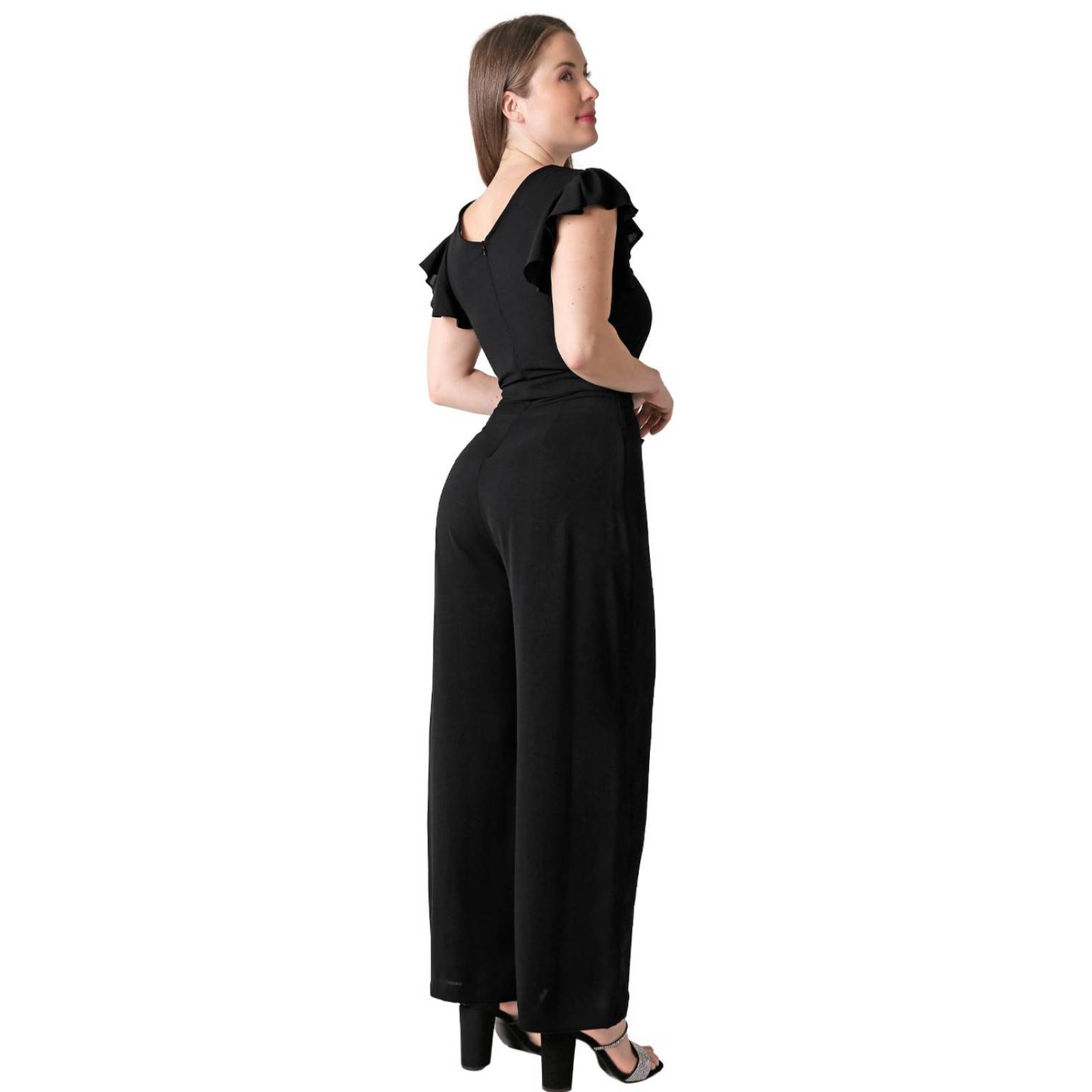 Jumpsuit Mujer Casual Negro Stfashion 79305037 