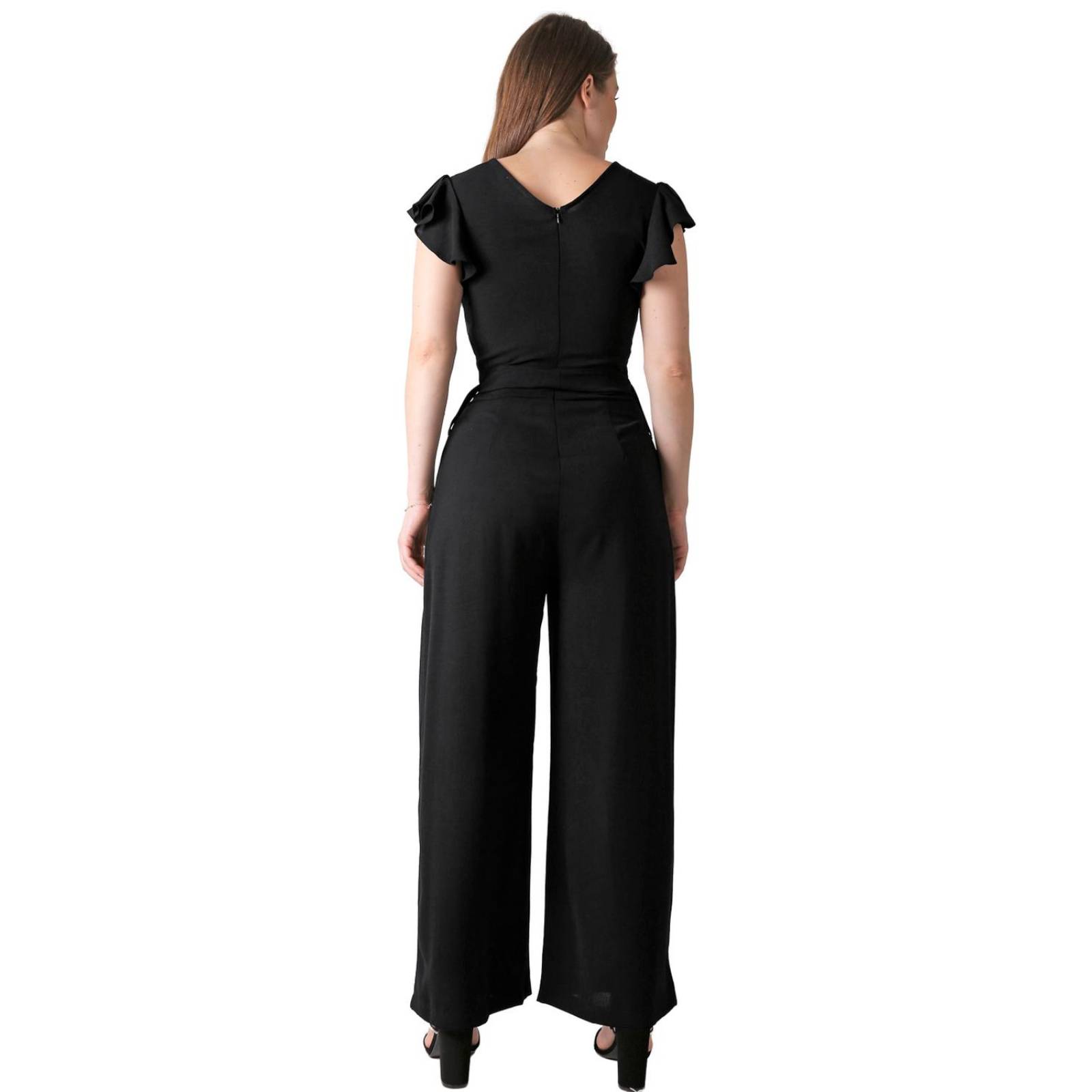Jumpsuit Mujer Casual Negro Stfashion 79305037 
