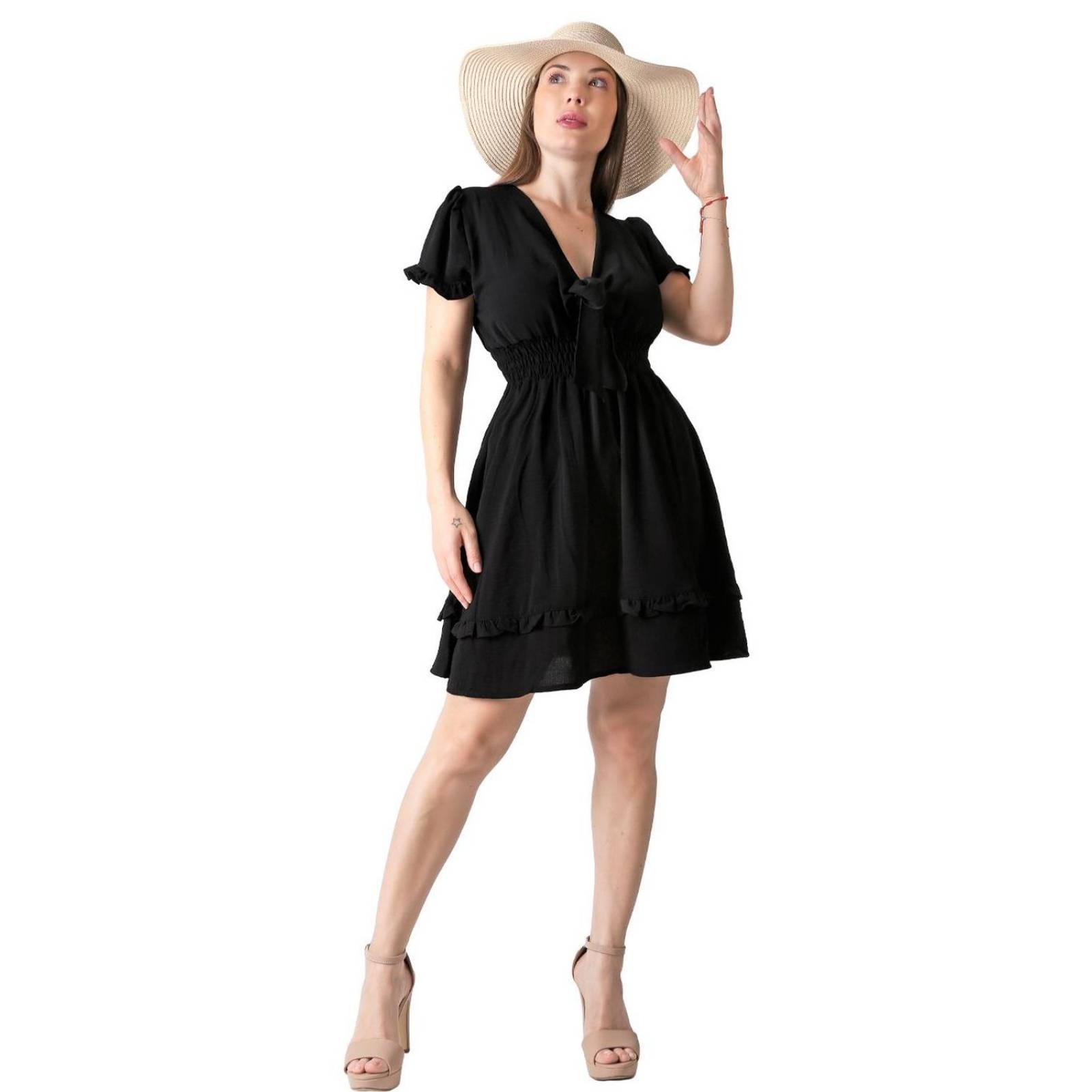 Vestido Mujer Casual Negro Stfashion 52405000 