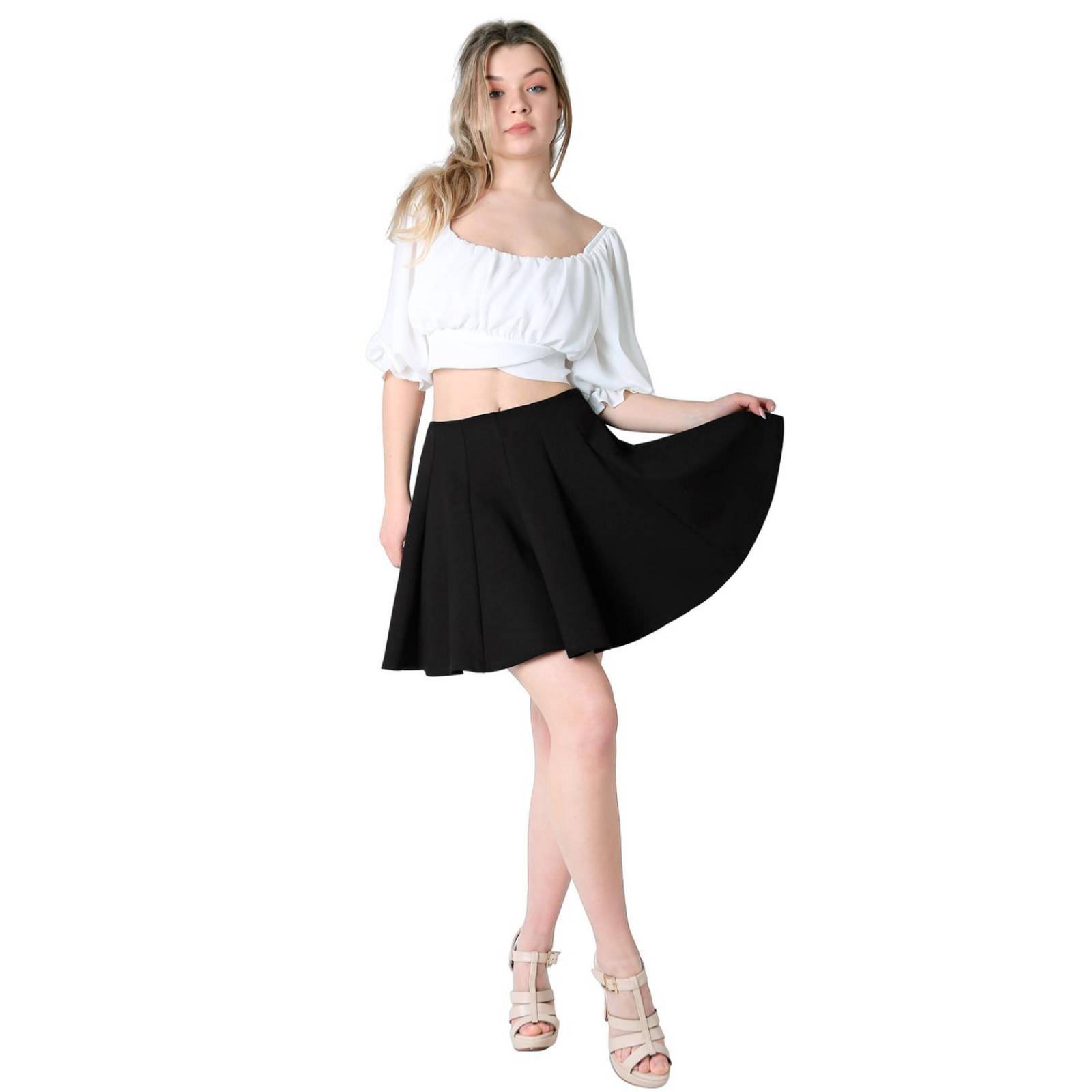 Falda Mujer Negro Stfashion 79305021 