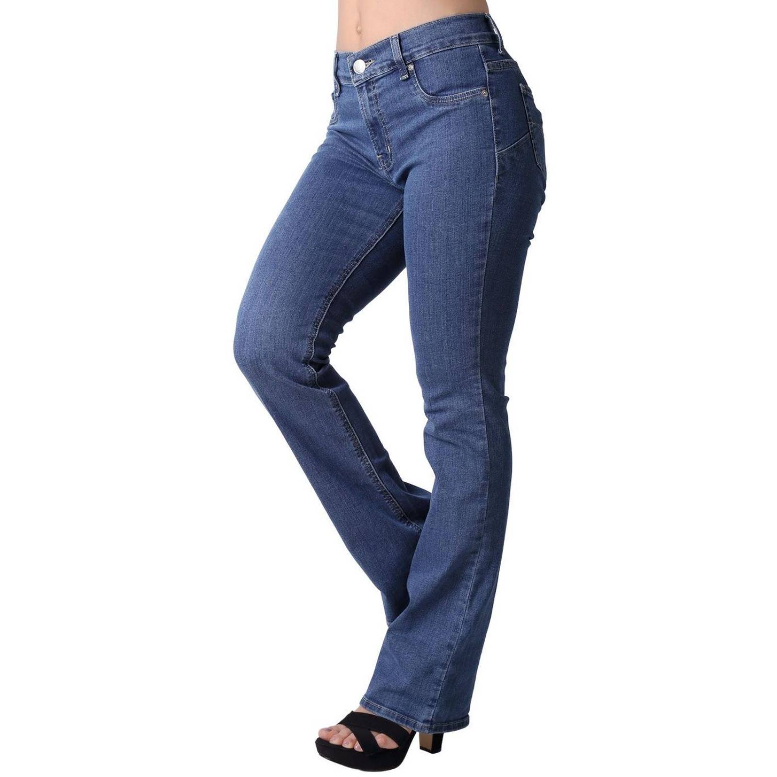 Jeans Mujer Basico Recto Azul Oggi Yess 59105010 