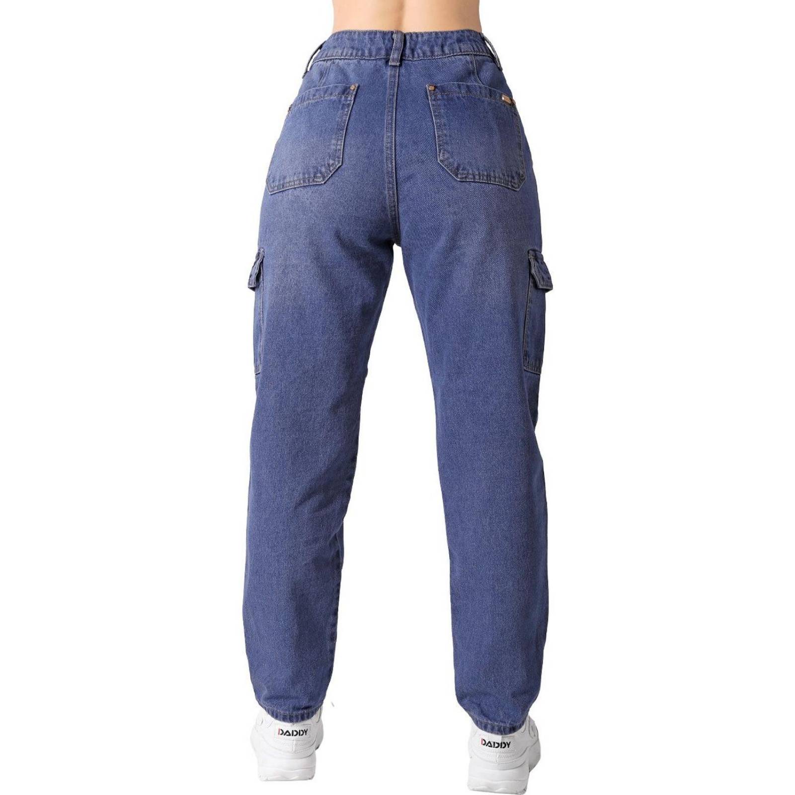 Jeans Mujer Moda Cargo Azul Fergino 52905010 