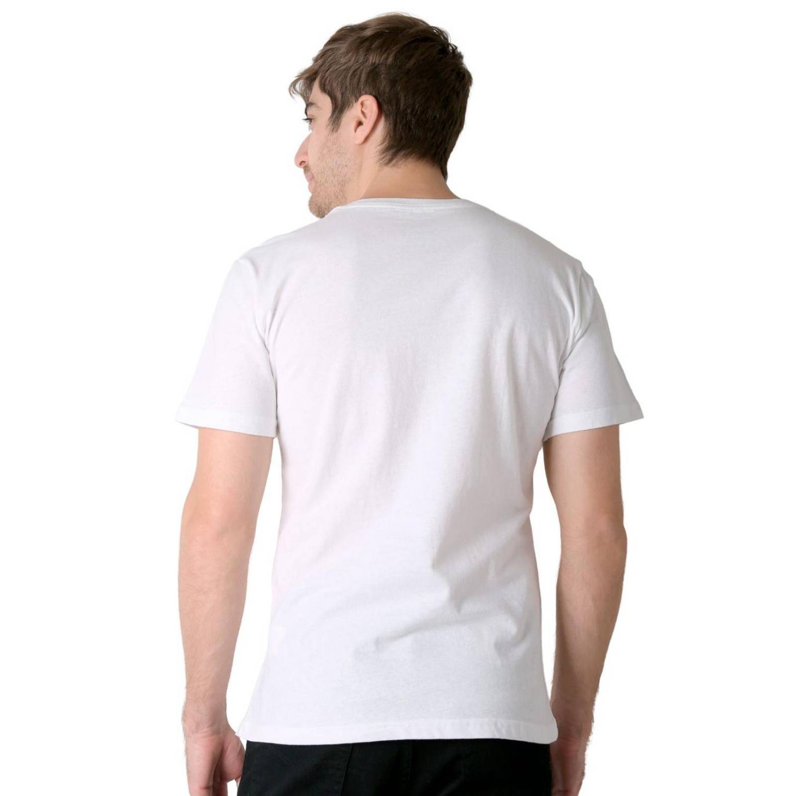 Playera Hombre Moda Camiseta Blanco Smiley 58205023 