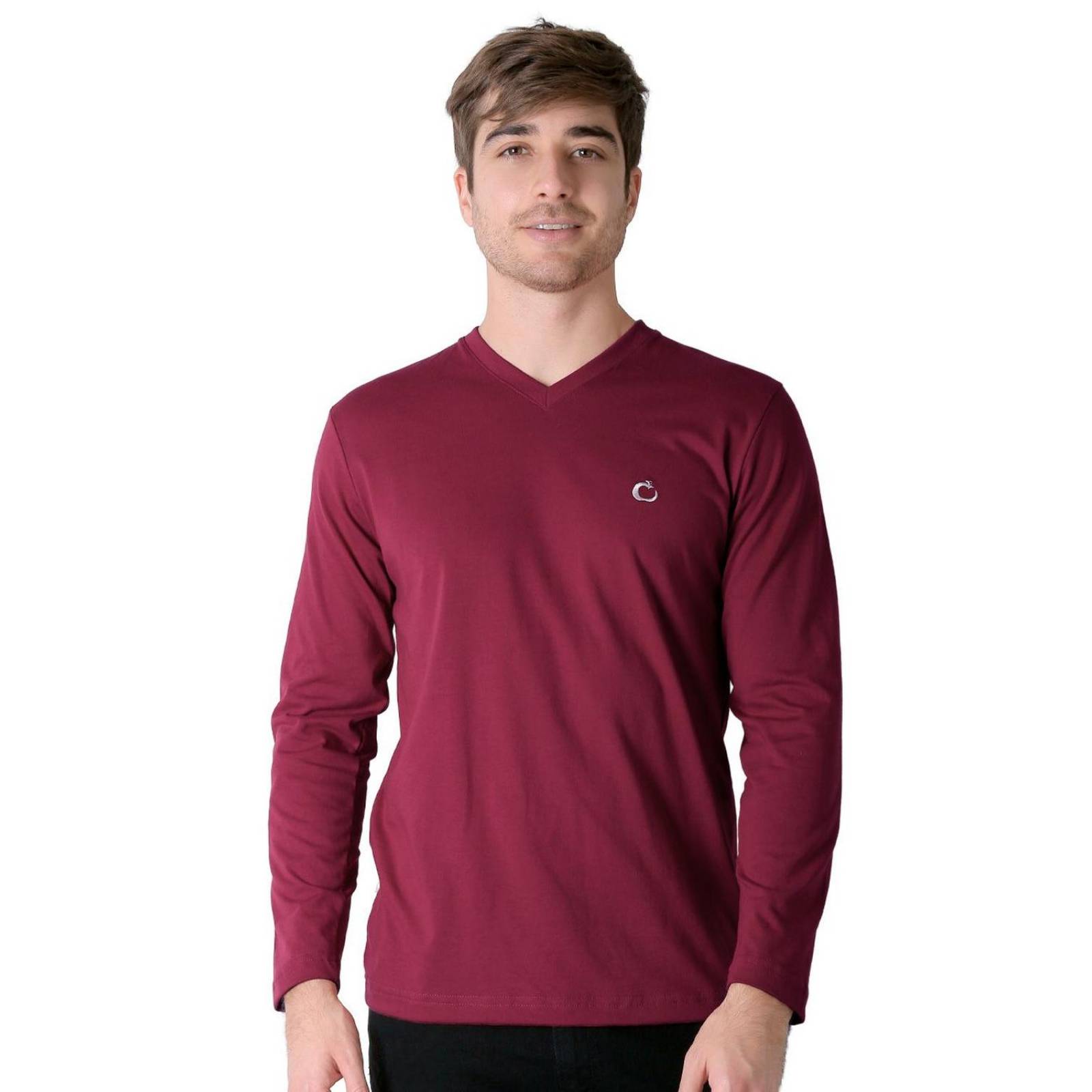 Playera Hombre Basico Camiseta Rojo Stfashion 61705001 