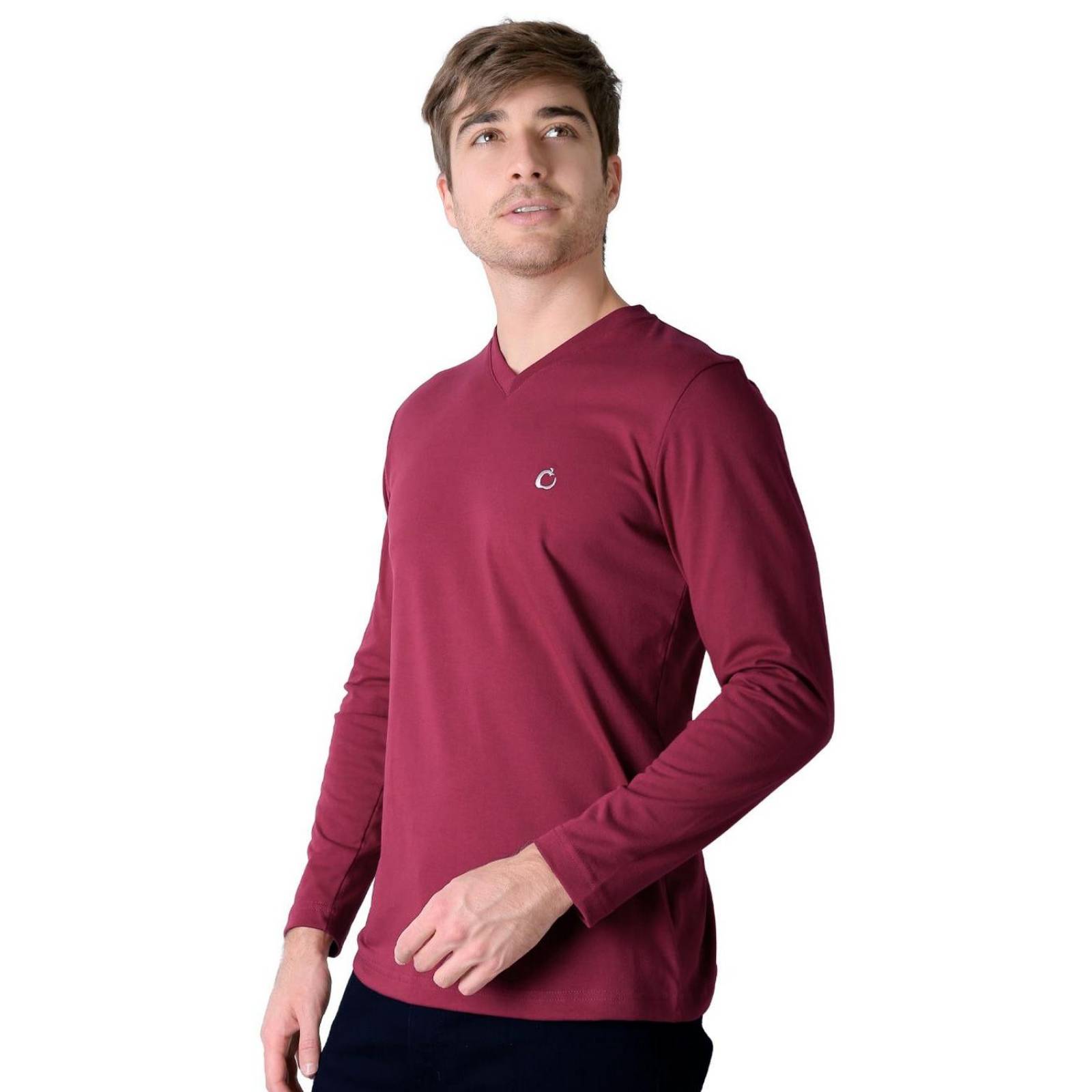 Playera Hombre Basico Camiseta Rojo Stfashion 61705001 