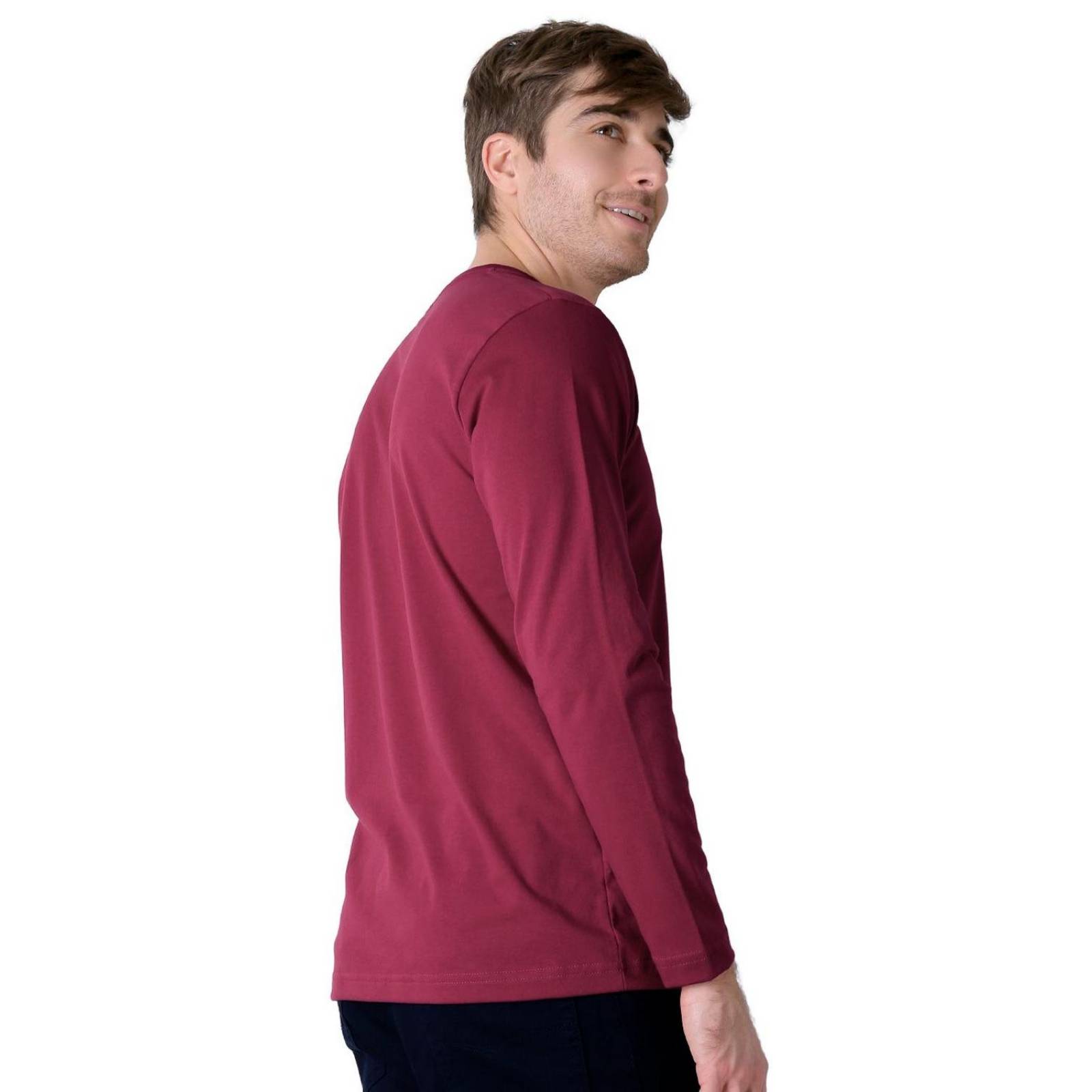 Playera Hombre Basico Camiseta Rojo Stfashion 61705001 