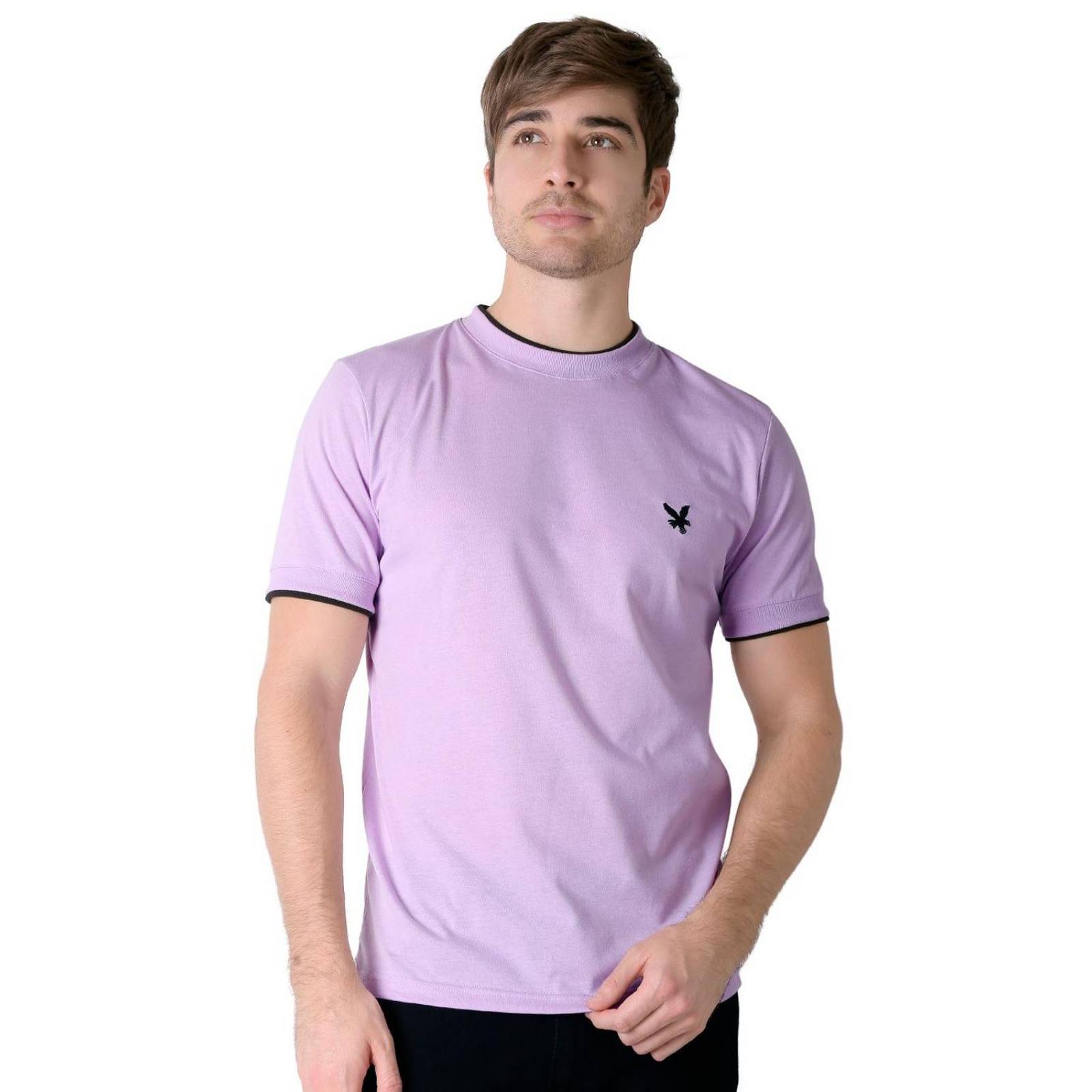 Playera Hombre Moda Camiseta Lila Stfashion 61705006 