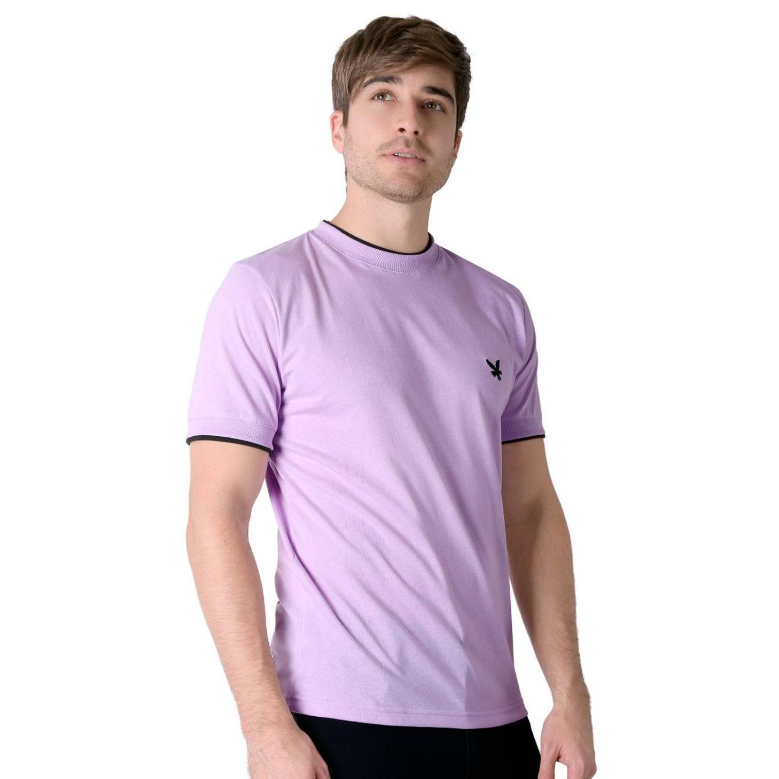 Playera Hombre Moda Camiseta Lila Stfashion 61705006 