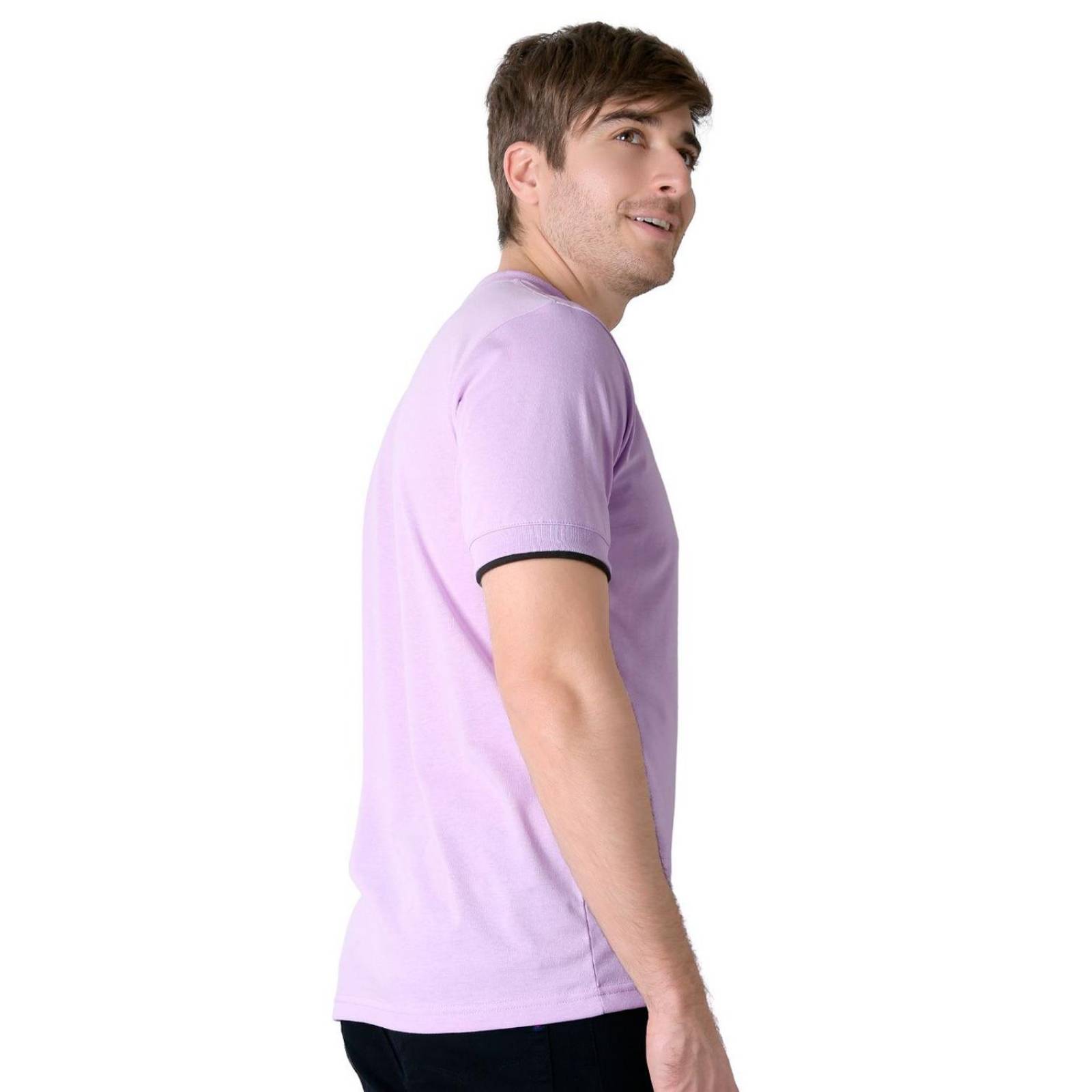 Playera Hombre Moda Camiseta Lila Stfashion 61705006 