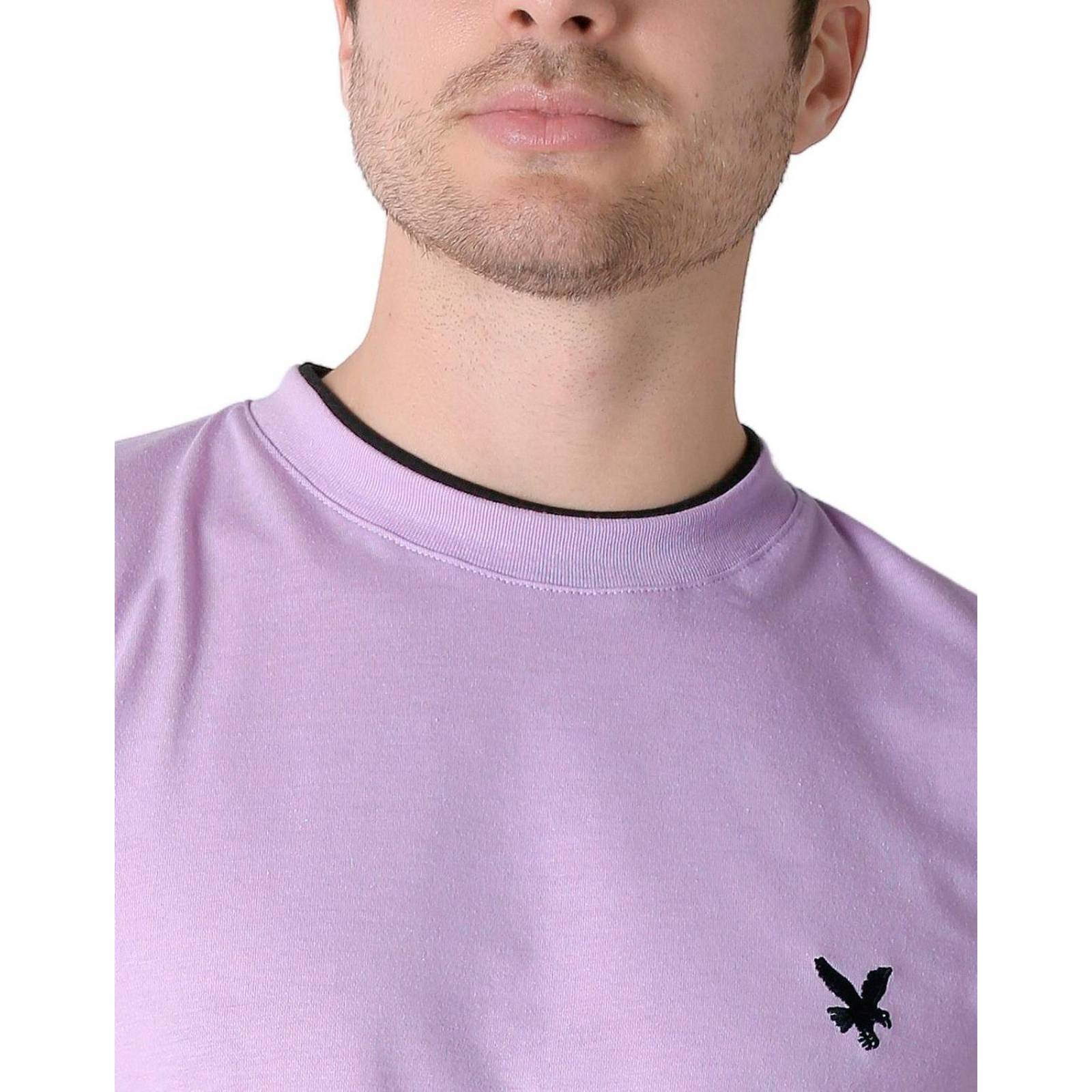 Playera Hombre Moda Camiseta Lila Stfashion 61705006 