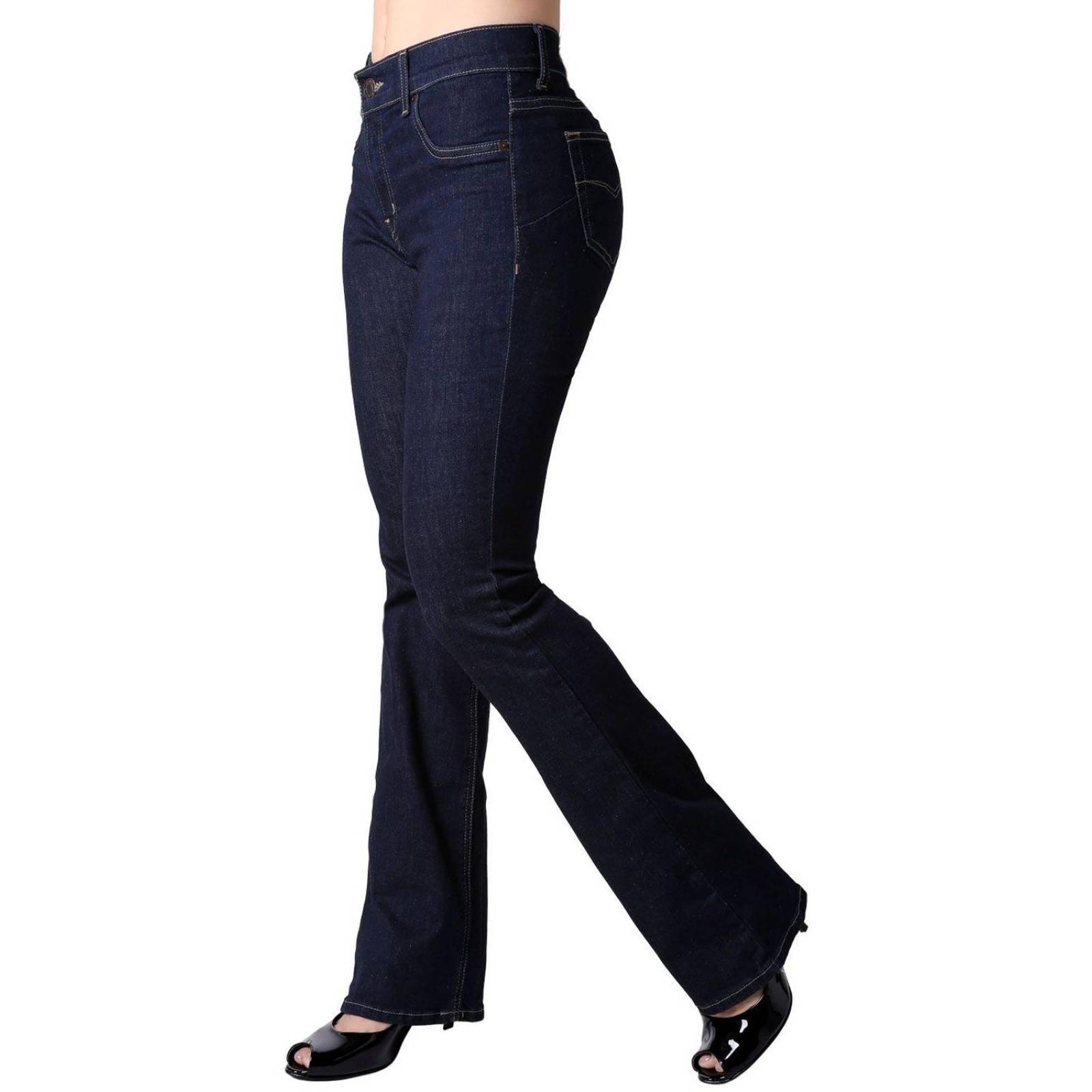 Jeans Mujer Basico Recto Azul Oggi Yess 59105013 