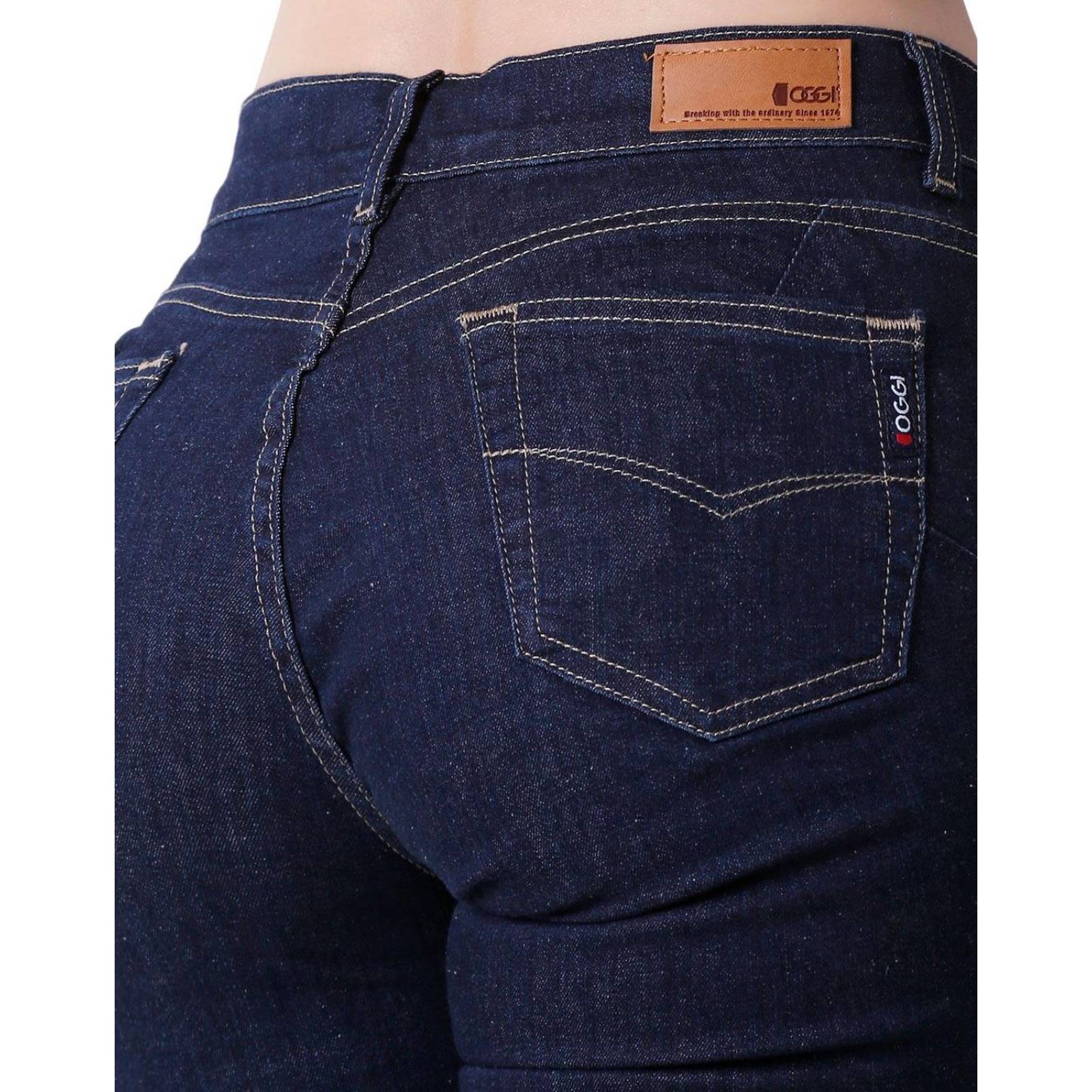 Jeans Mujer Basico Recto Azul Oggi Yess 59105013 
