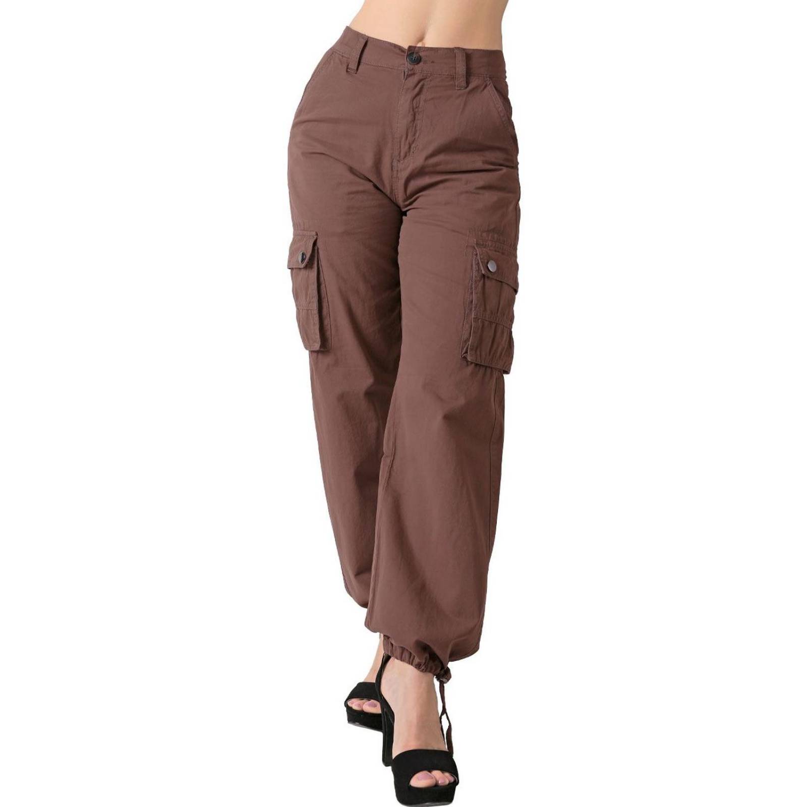 Pantalón Mujer Moda Jogger Café Roosevelt 50105012 