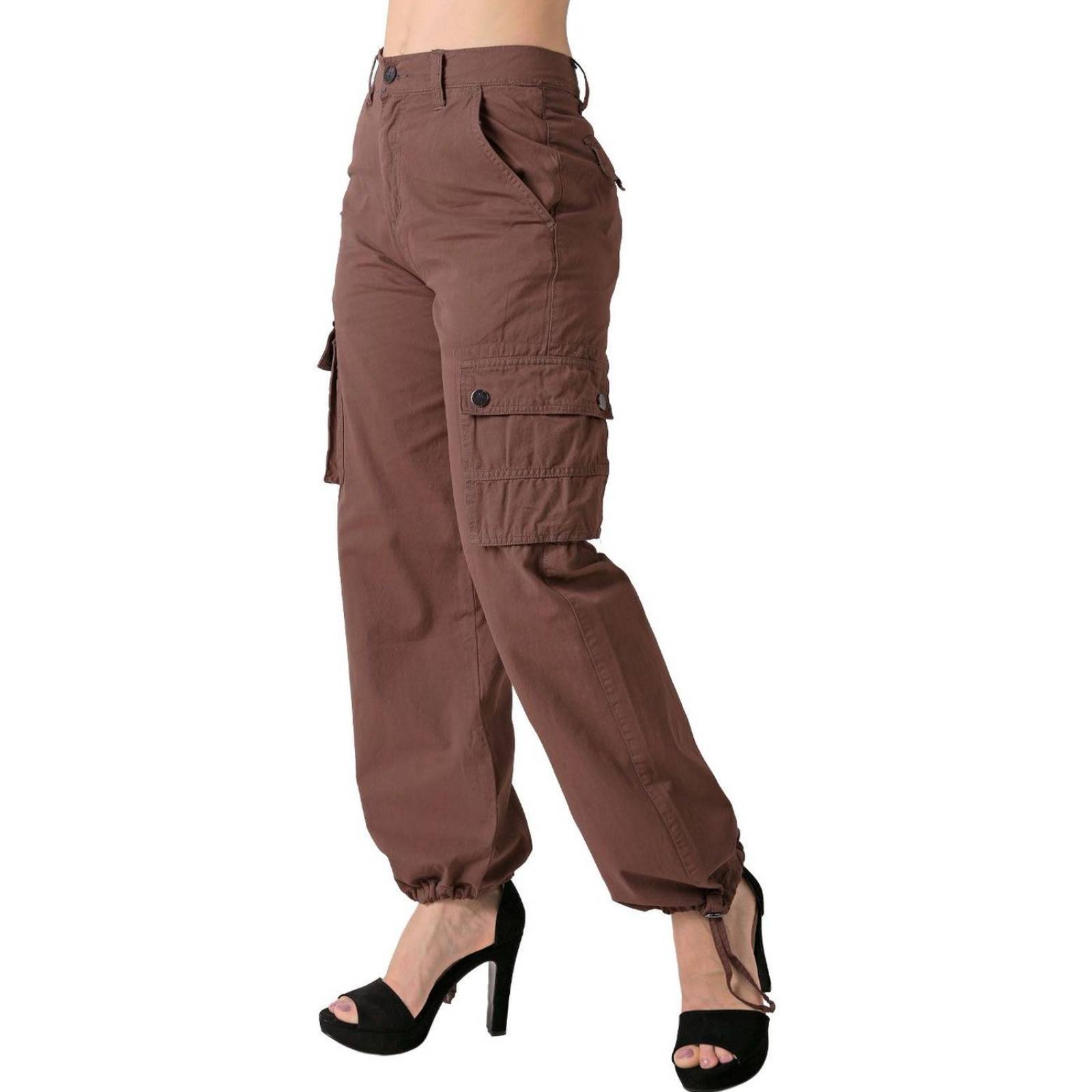 Pantalón Mujer Moda Jogger Café Roosevelt 50105012 