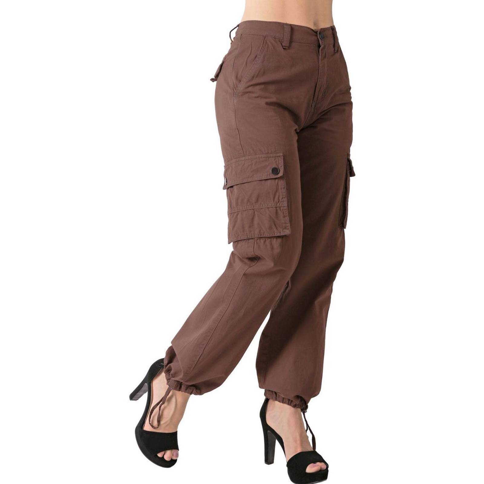 Pantalón Mujer Moda Jogger Café Roosevelt 50105012 