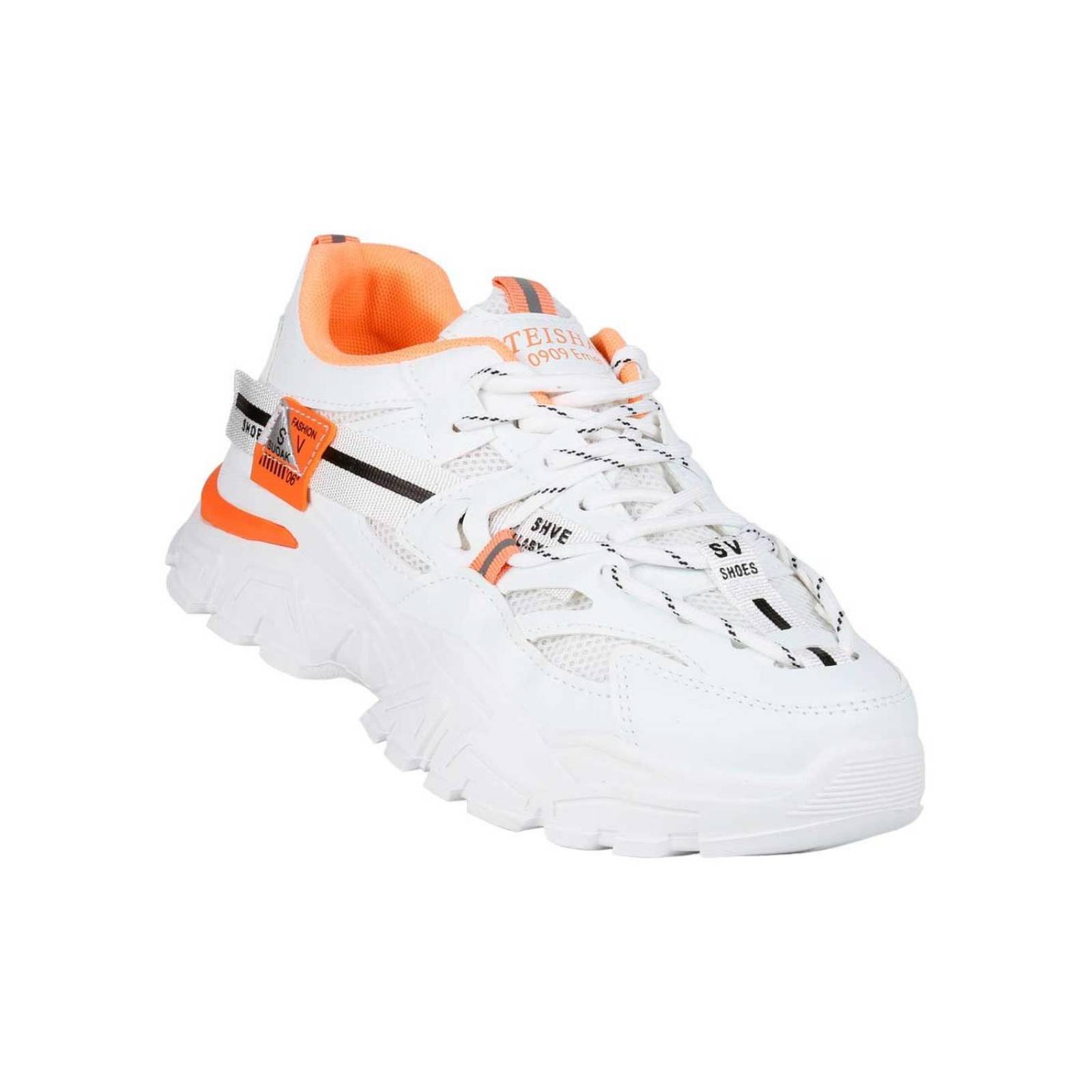 Tenis Mujer Casual Naranja Teisha 08404109 